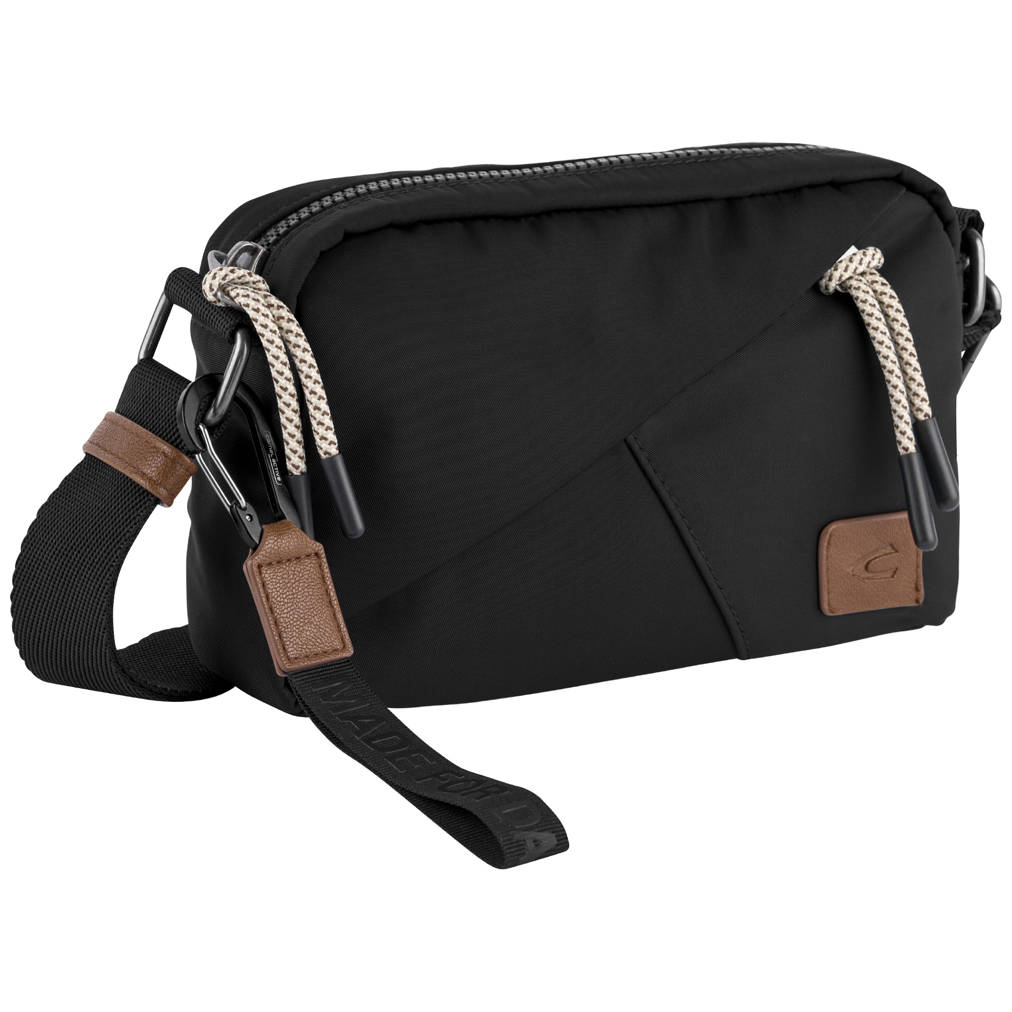camel active Handtasche »Aurum« aus recyceltem Polyester in Nylonstruktur, leicht & mit feinen Details
