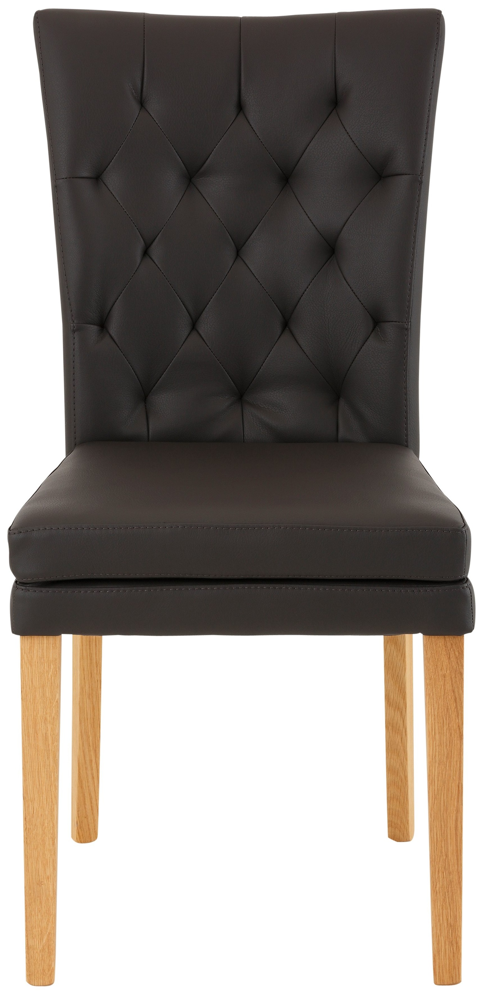 Image of Home affaire Stuhl »Colorado«, (Set), 6 St., Kunstleder, Beine in eiche oder nussbaum. Im 2er, 4er oder 6er-Set bei Ackermann Versand Schweiz