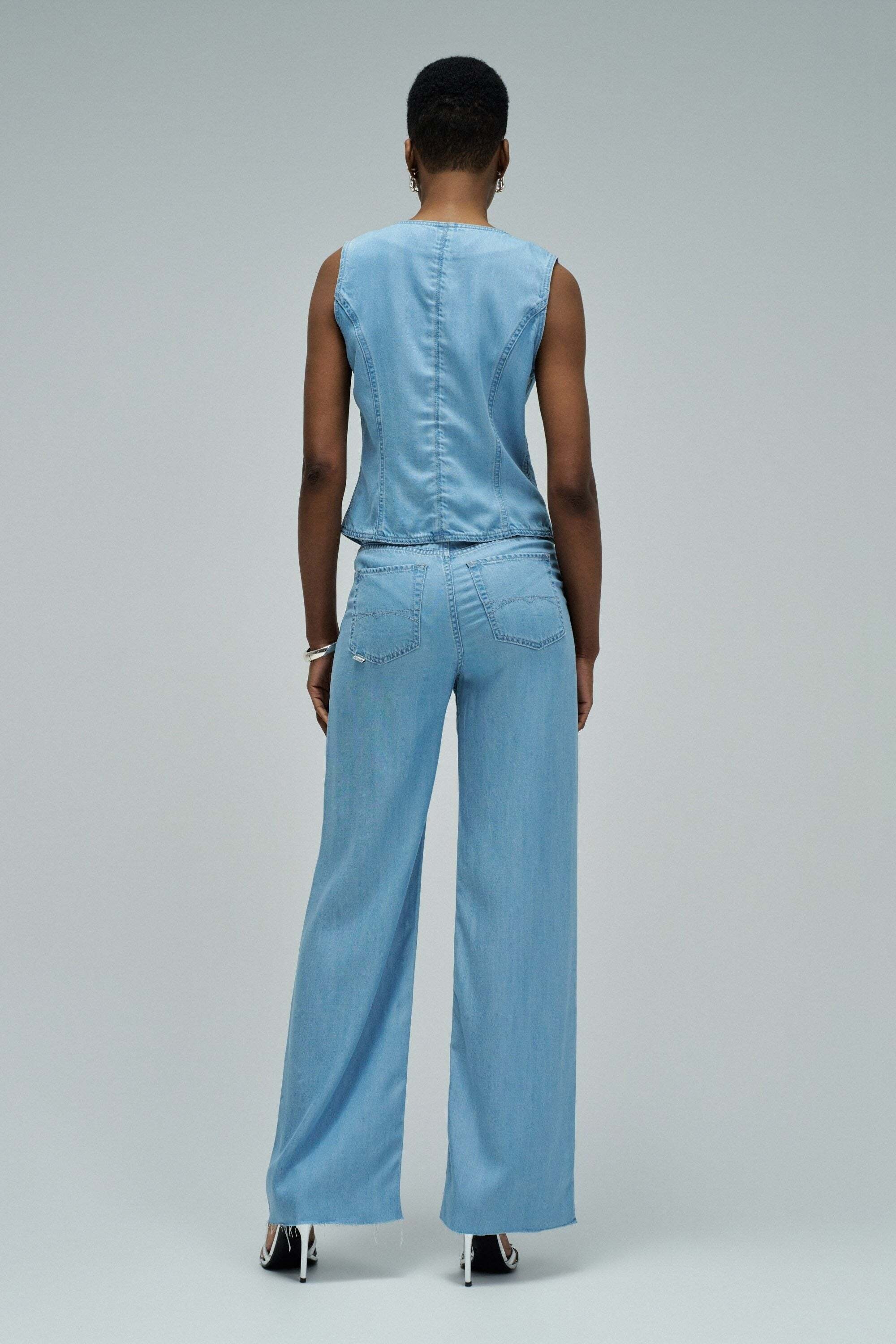 Salsa Blouse en jean »Salsa Jeans Jeanshemd Denim Vest«