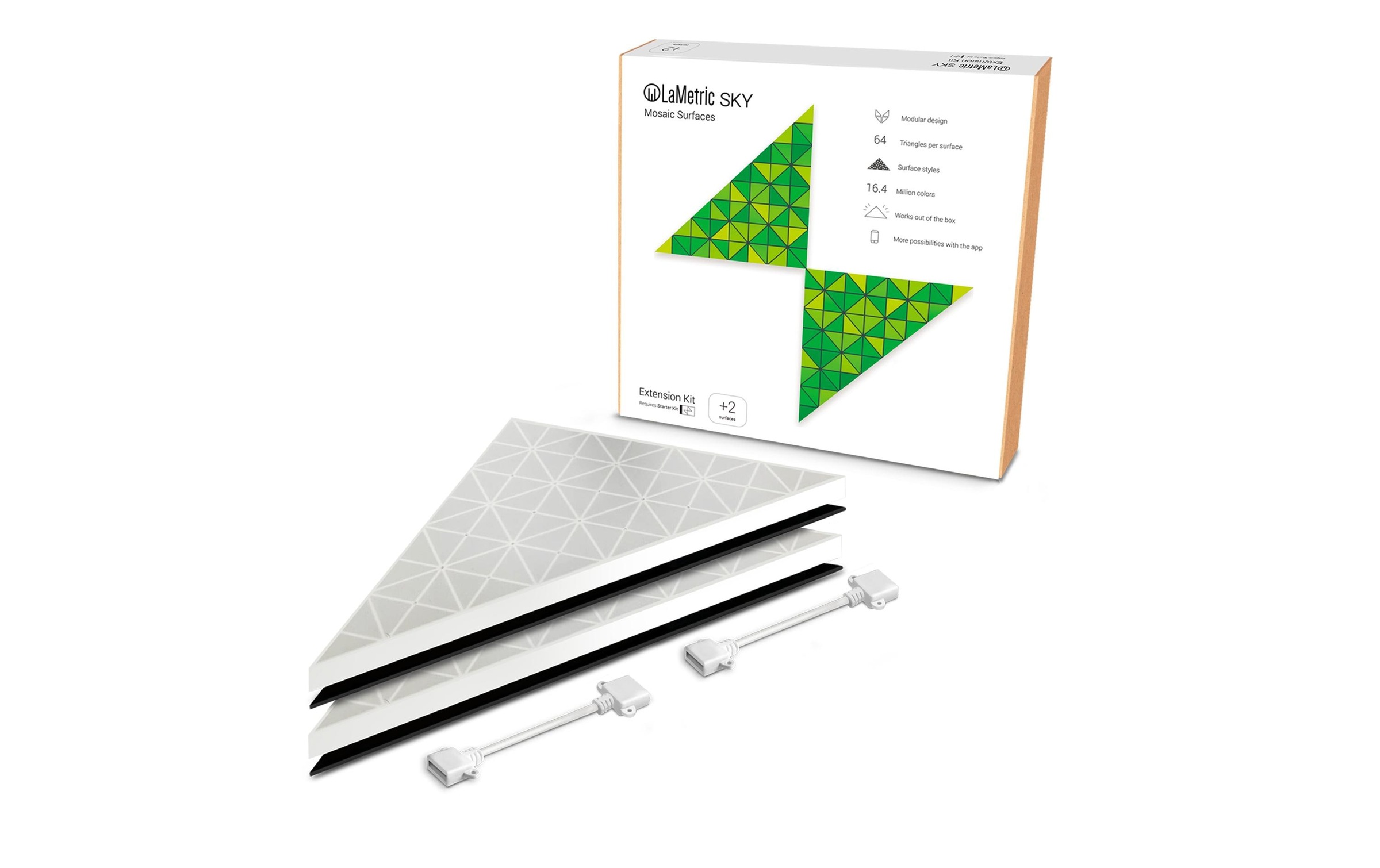 LaMetric LED Deckenleuchte »Erweiterung Kit 2 Stück« Farbwechsler