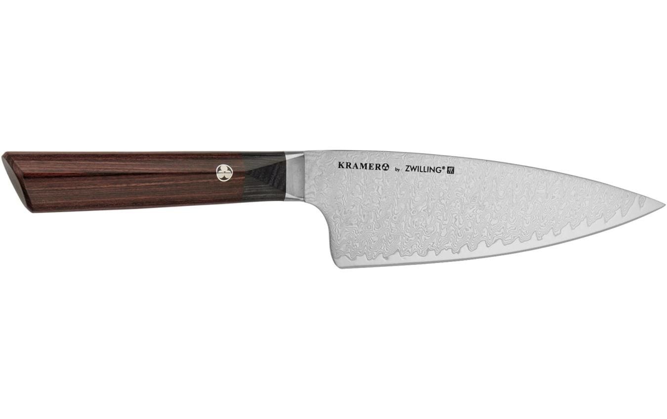 Image of Zwilling Kochmesser "Kramer Meiji 16 cm" Langlebiges Damast-Kochmesser mit Pakkaholz-Griff
