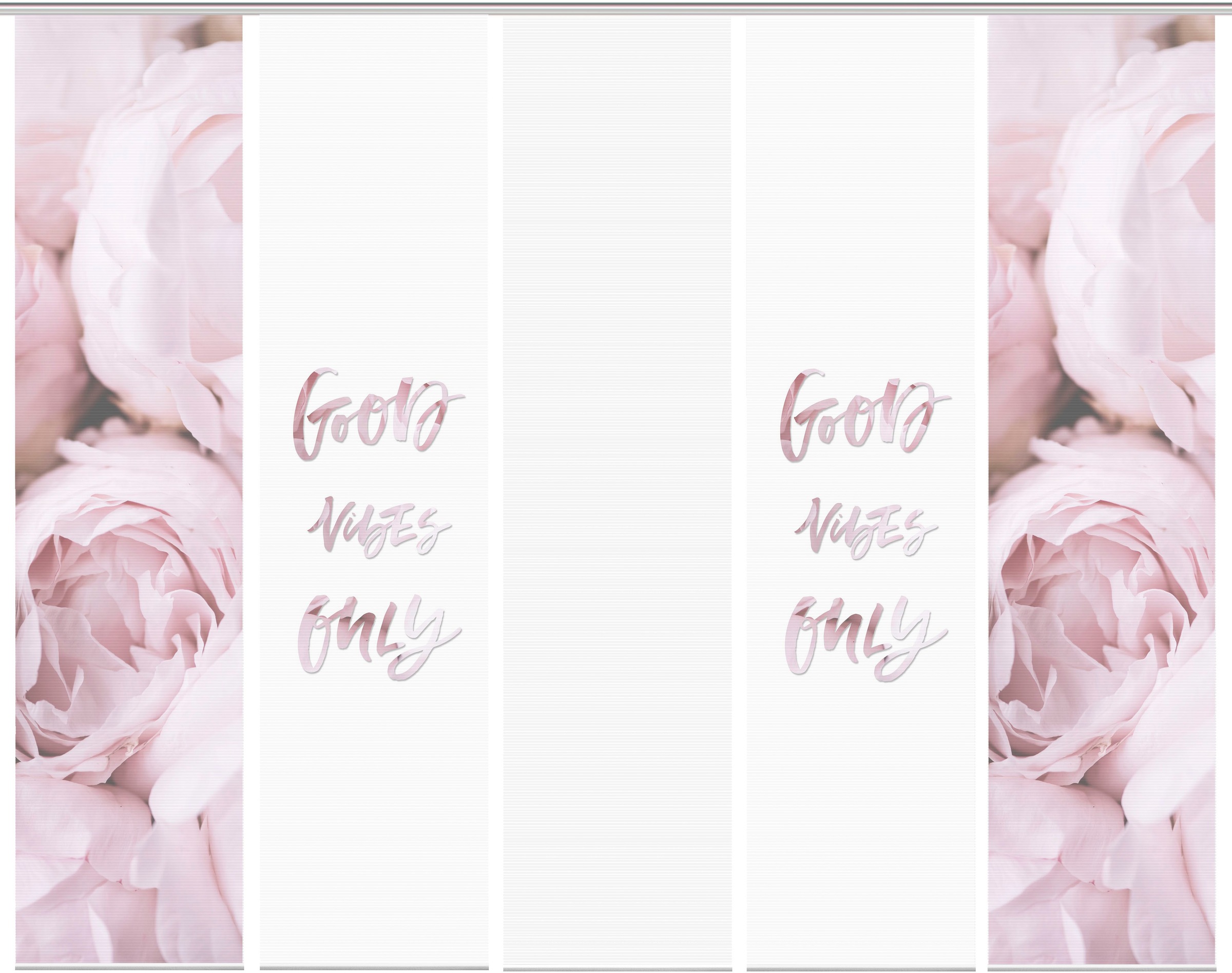 Image of Vision S Schiebegardine »VIBES ONLY 5er SET«, (5 St.), Bambus-Optik, Digital bedruckt bei Ackermann Versand Schweiz