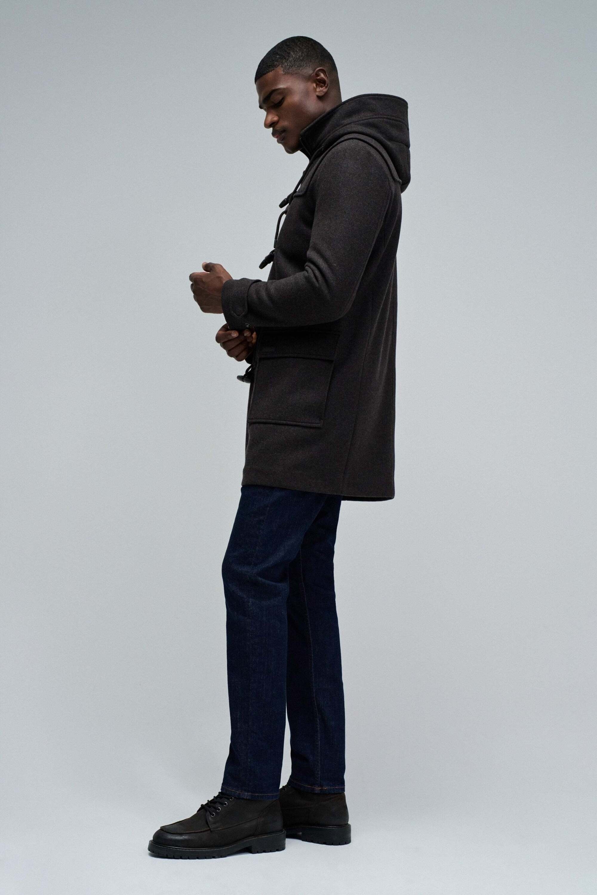 Salsa Veste en laine »Salsa Jeans Wollmantel Wool Duffle Coat«
