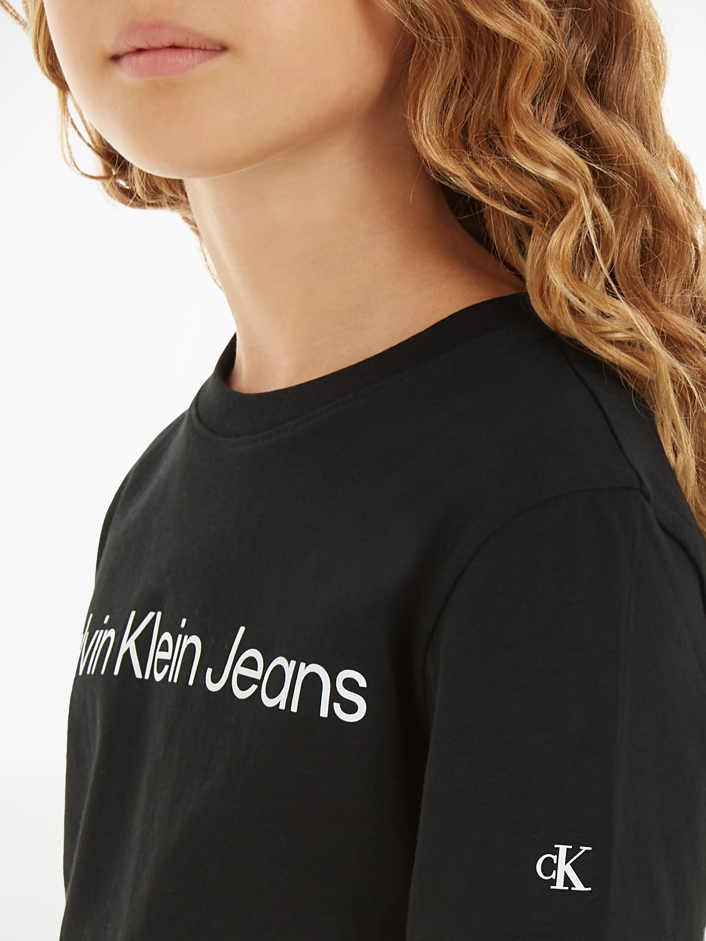 Calvin Klein Jeans Sweatshirt »INST. LOGO shoppen T-SHIRT«, online SS Logoschriftzug mit