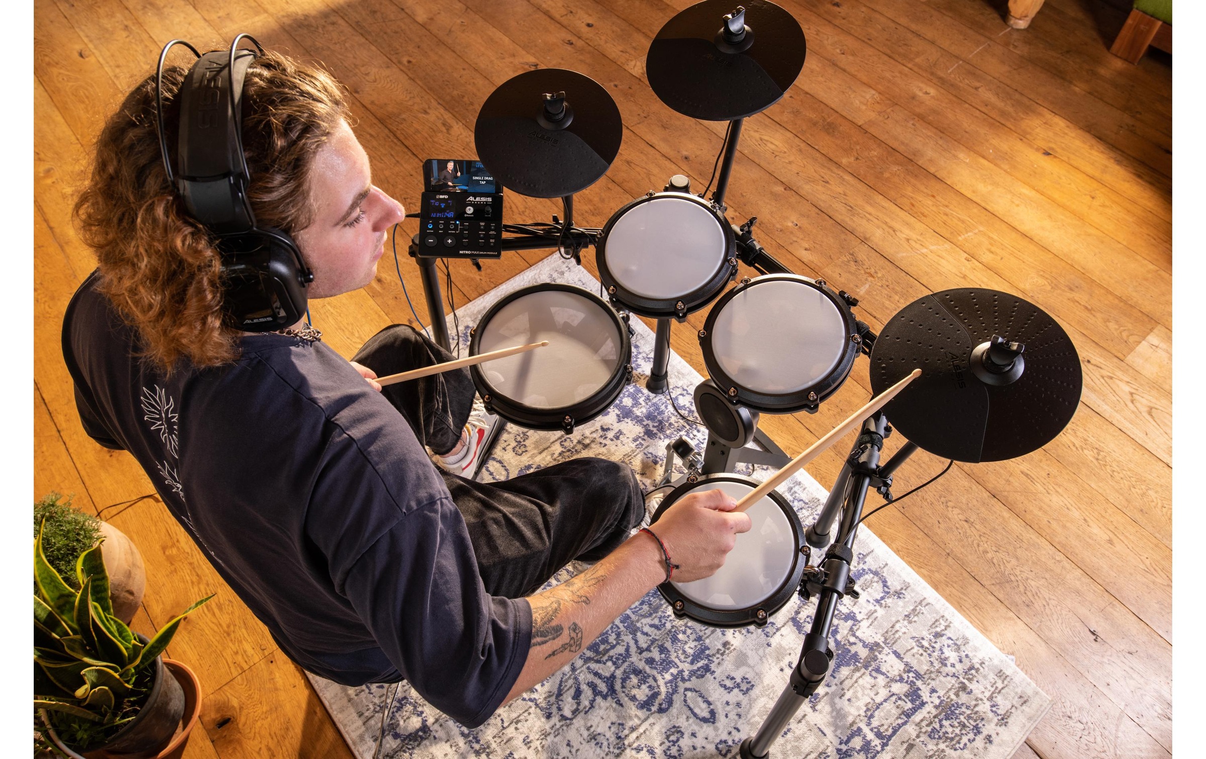 Schlagzeug »Alesis Nitro Max Kit«