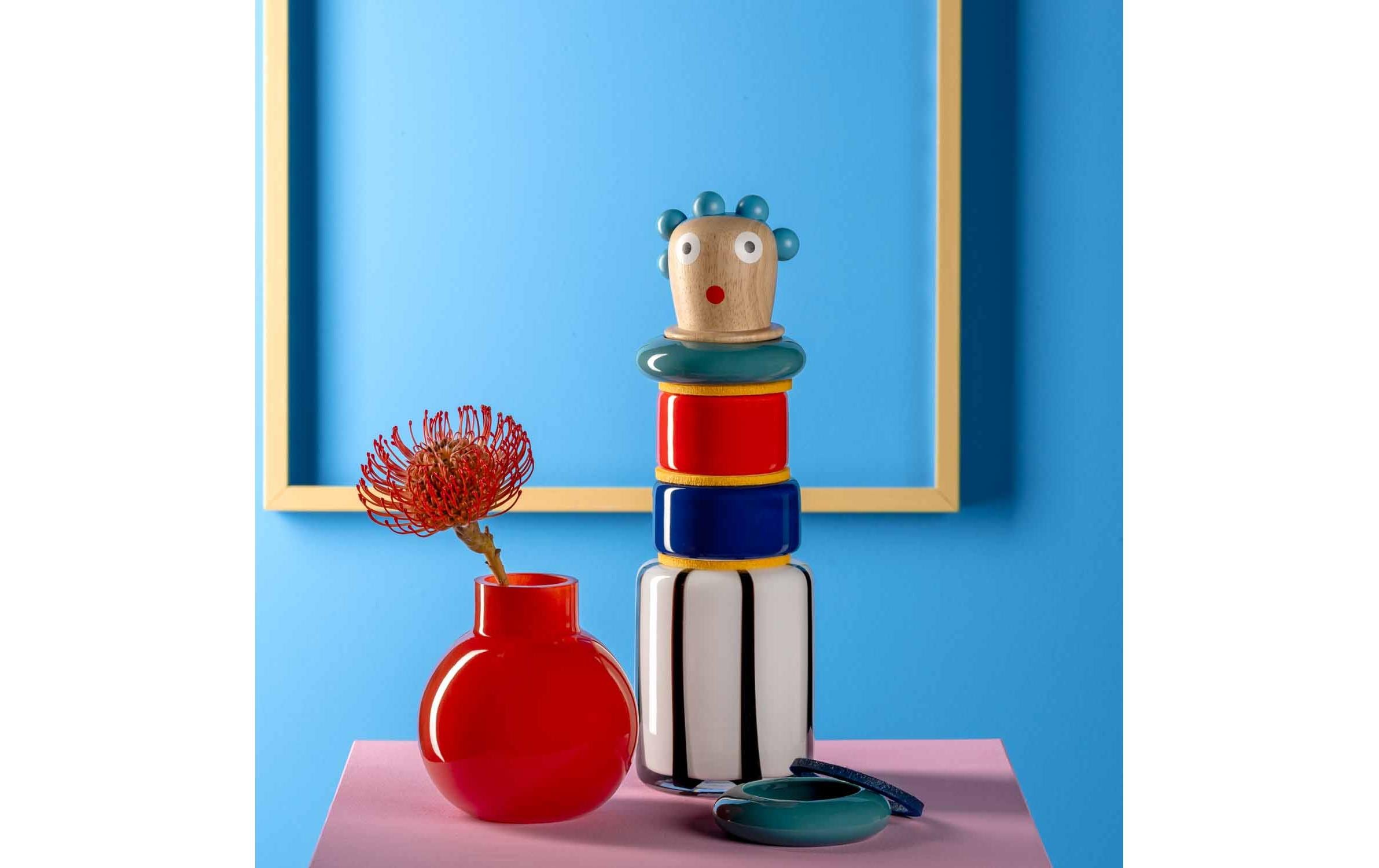 LEONARDO Dekovase »Buoni Amici Concetta 35 cm, Mehrfarbig«