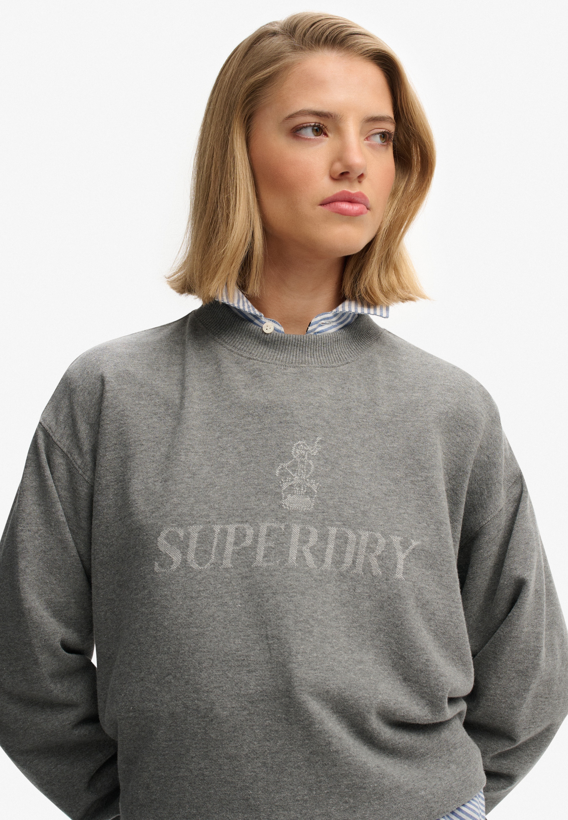 Superdry Sweatshirt »BRITISH DESIGN RELAXED CREW«