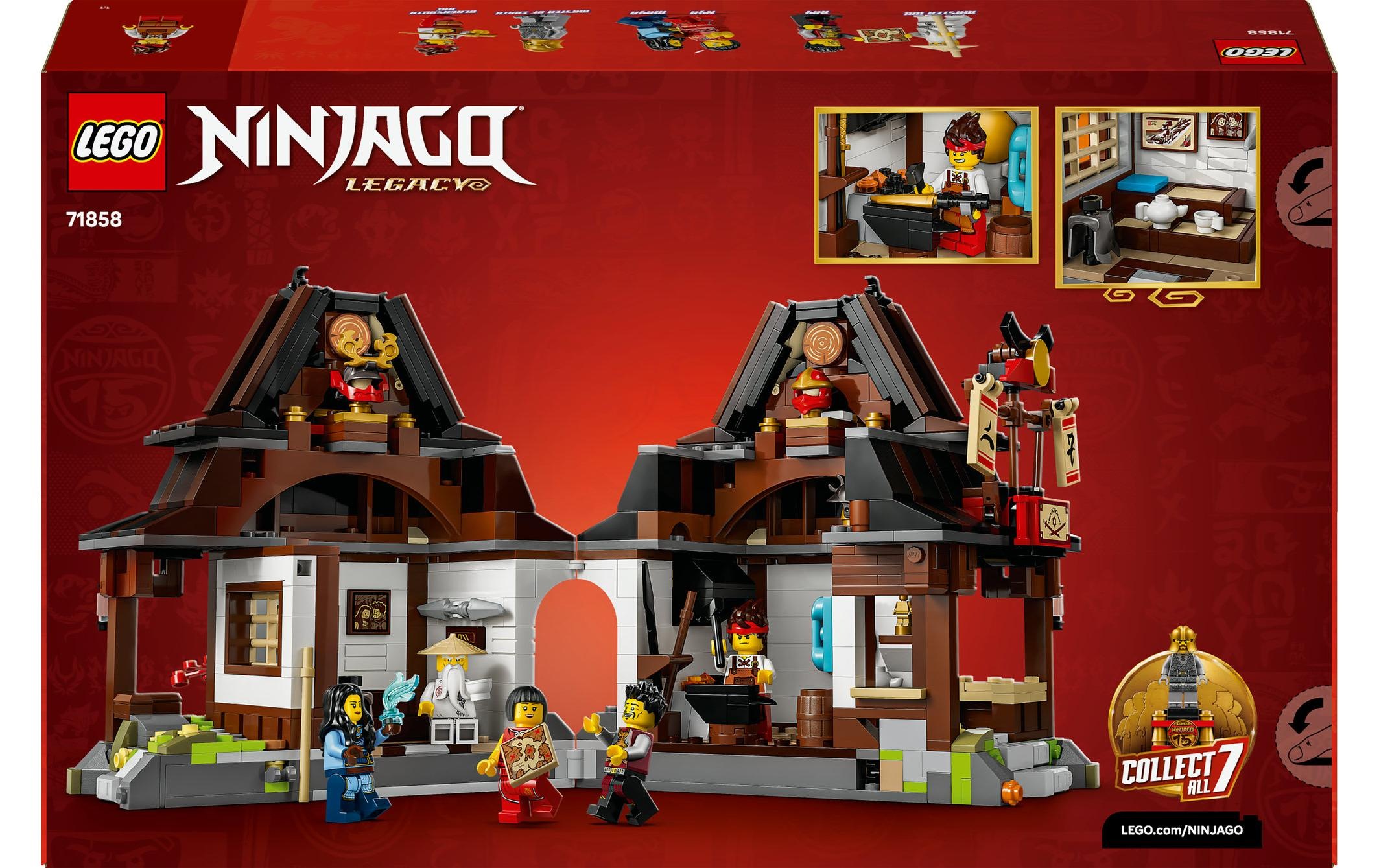  Konstruktionsspielsteine »Ninjago 15-jähriges Jubiläum der Vier-Waffen-Schmiede 71858« Kategorie: Fantasy-Welt