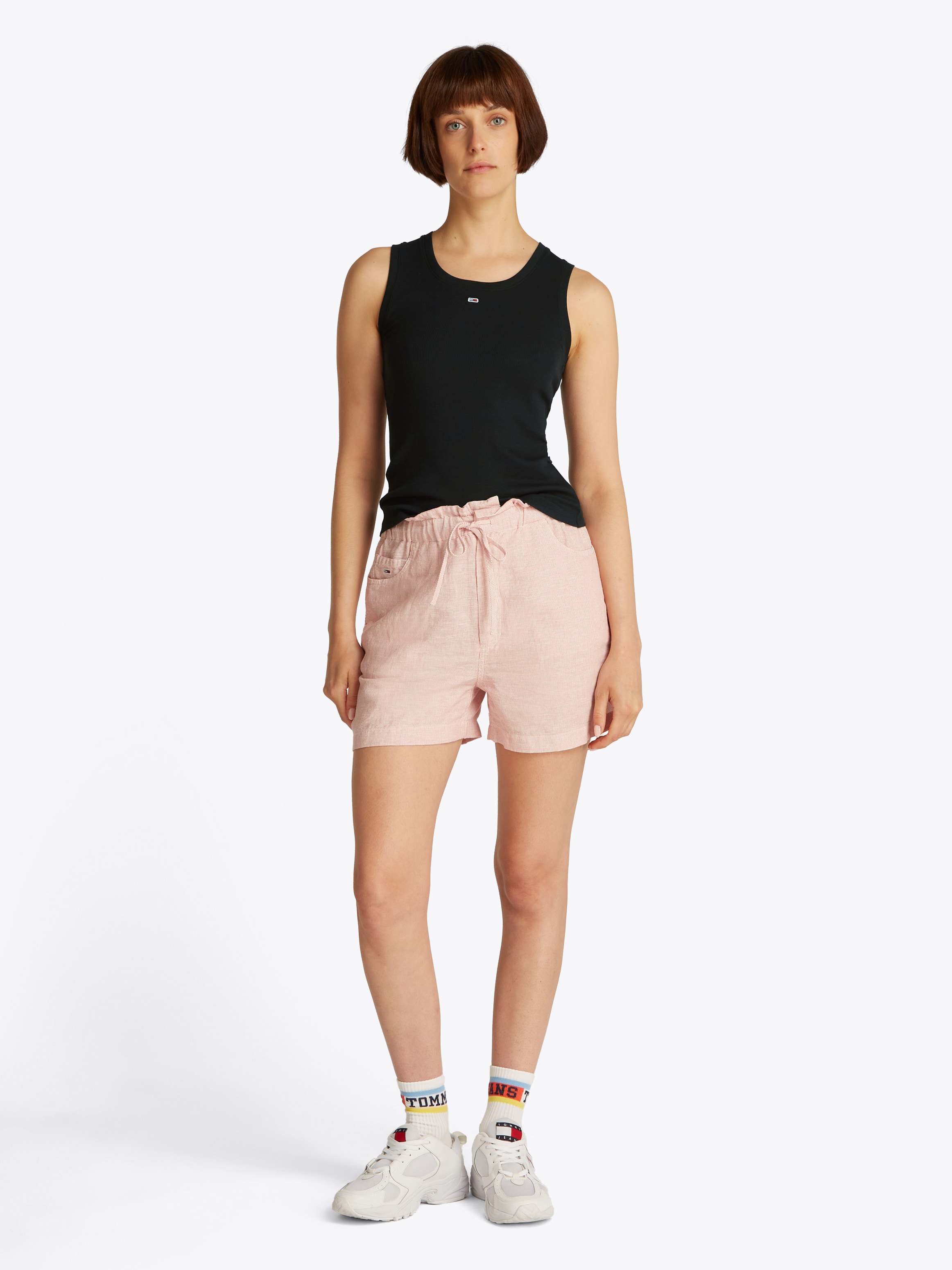Tommy Jeans Curve Tanktop »TJW ESSENTIAL RIB TANK EXT«, in Grossen Grössen, Rippware