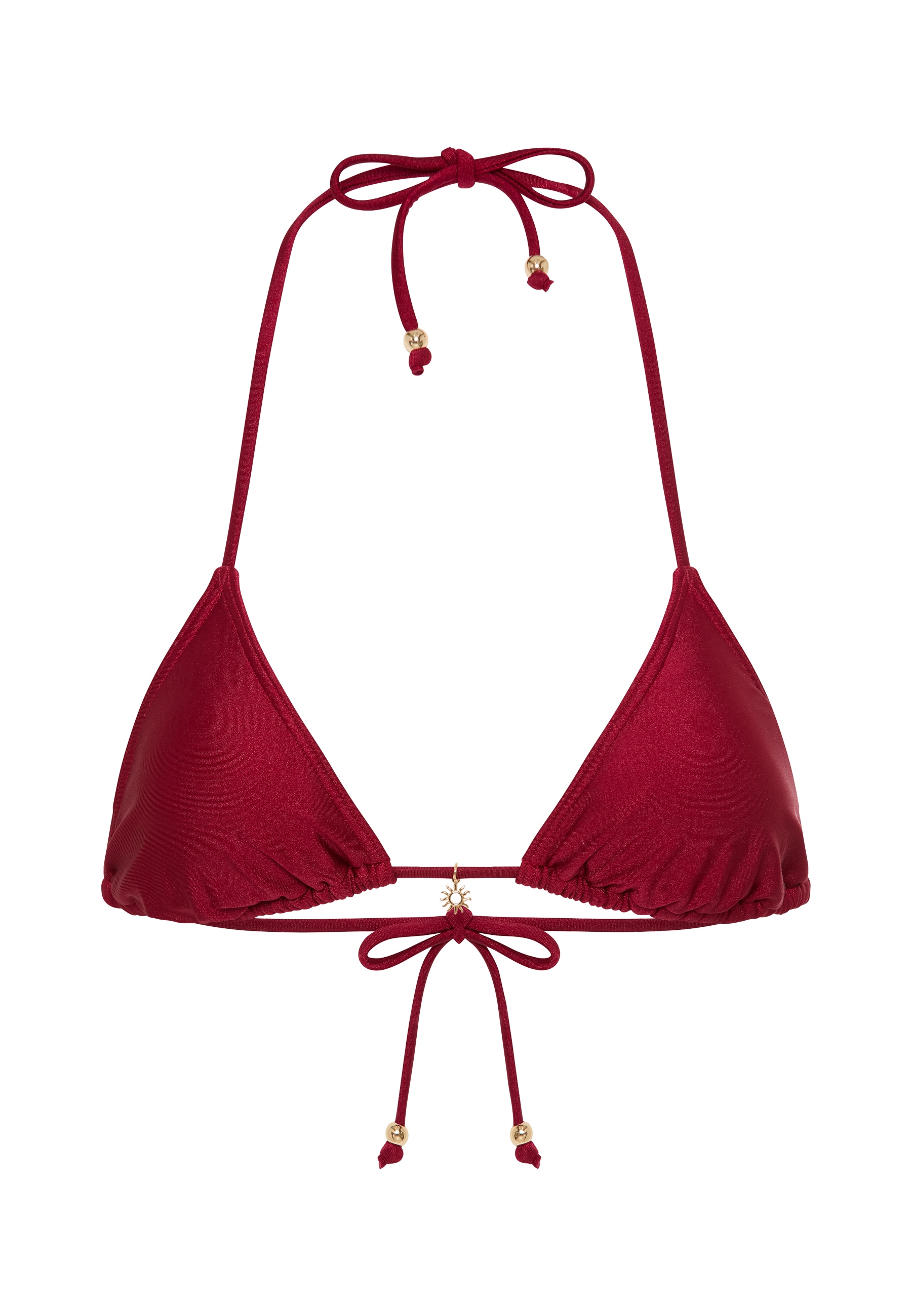 LSCN by LASCANA Top bikini triangle »Sunny« in trendiger Glanzware