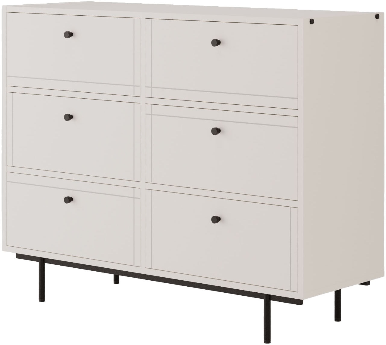 Image of Home affaire Sideboard Modernes Design mit pulverbeschichtetem Metallgestell