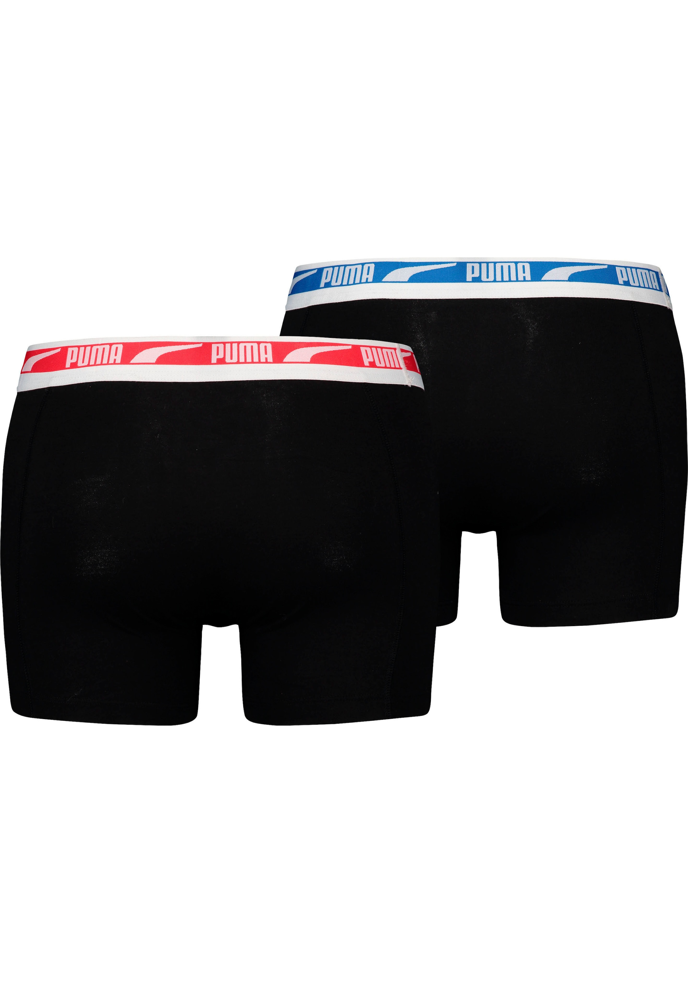 PUMA Boxershorts »MEN MULTI LOGO BOXER 2P«, Komfortbund