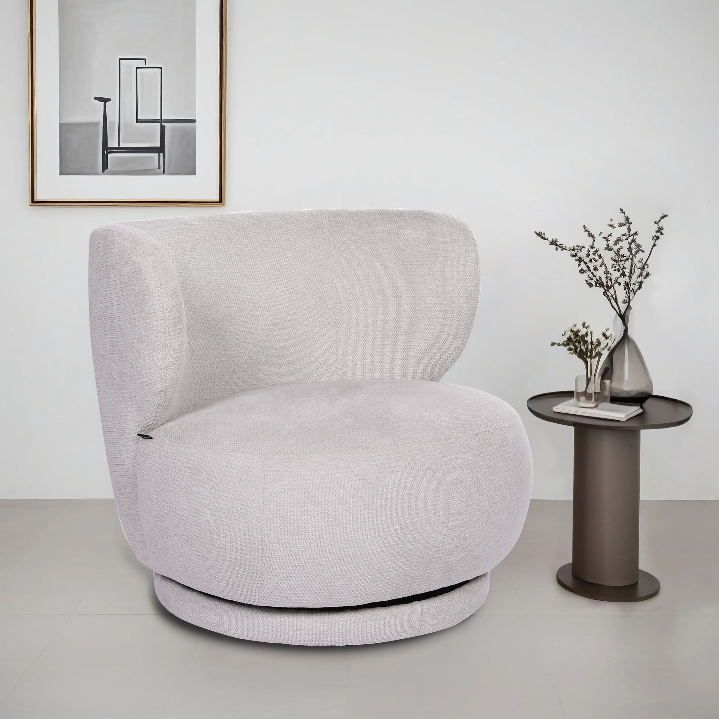 Home affaire Fauteuil pivotant »ANNELIN, Loungesessel, Clubsessel«