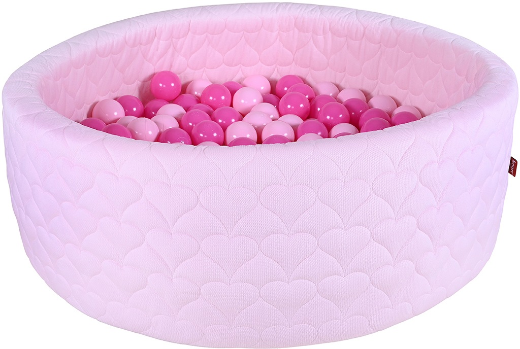 Image of Knorrtoys® Bällebad »Cosy, Heart Rose«, mit 300 Bällen soft pink; Made in Europe bei Ackermann Versand Schweiz