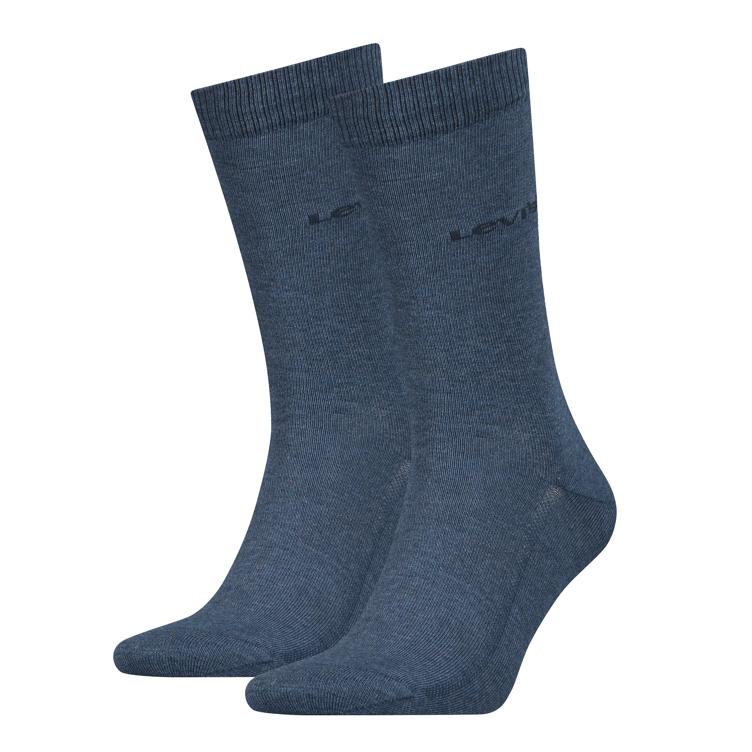 Levi's® Chaussettes »LEVIS REGULAR CUT TENCEL ORG CO« 2 Paar,  Feinstrick, schmales Rippenbündchen, elastisch