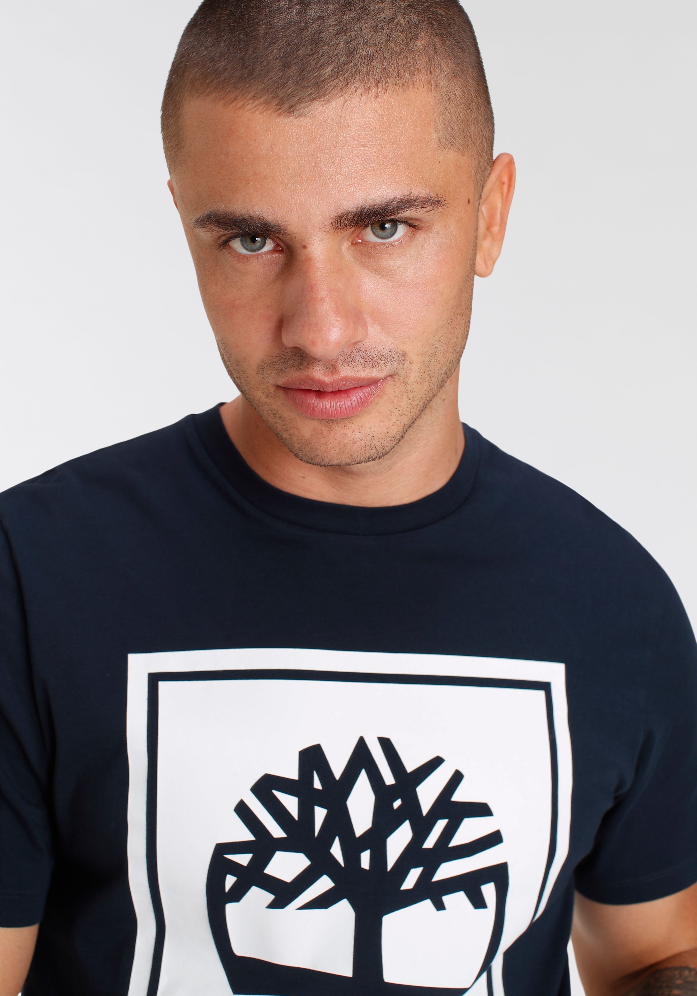 Timberland T-Shirt auf STACK TEE« versandkostenfrei LOGO FRONT »SS