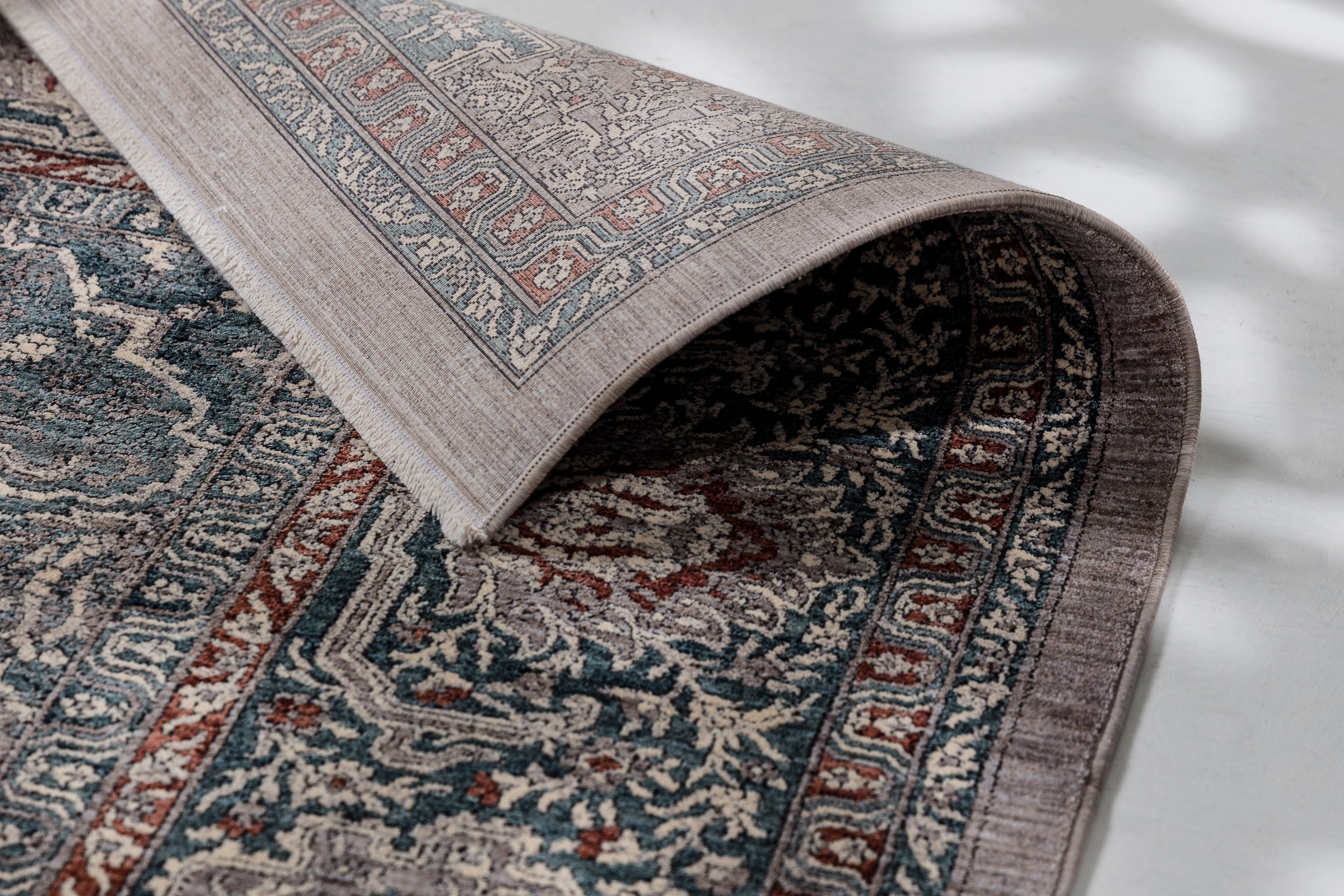 ASTRA Teppich »Tropea 242« rechteckig 6 mm Höhe hochwertiger Kurzflor, leichter Glanz, Vintage, Wohnzimmer