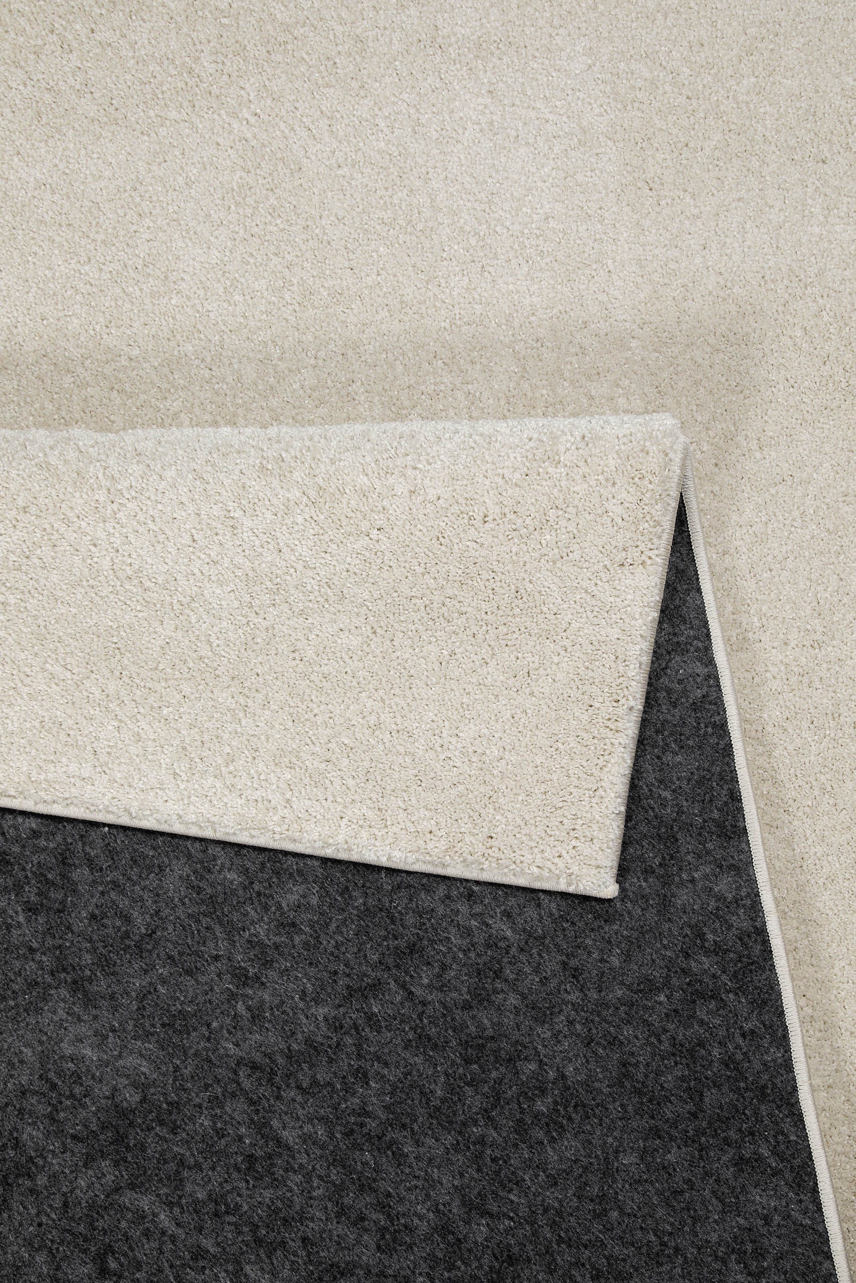 Wecon home Tapis »Wogh« Carré 25 mm Höhe Kurzflor, maschinell gewebt, robust, Wohn- & Schlafzimmer, einfarbig