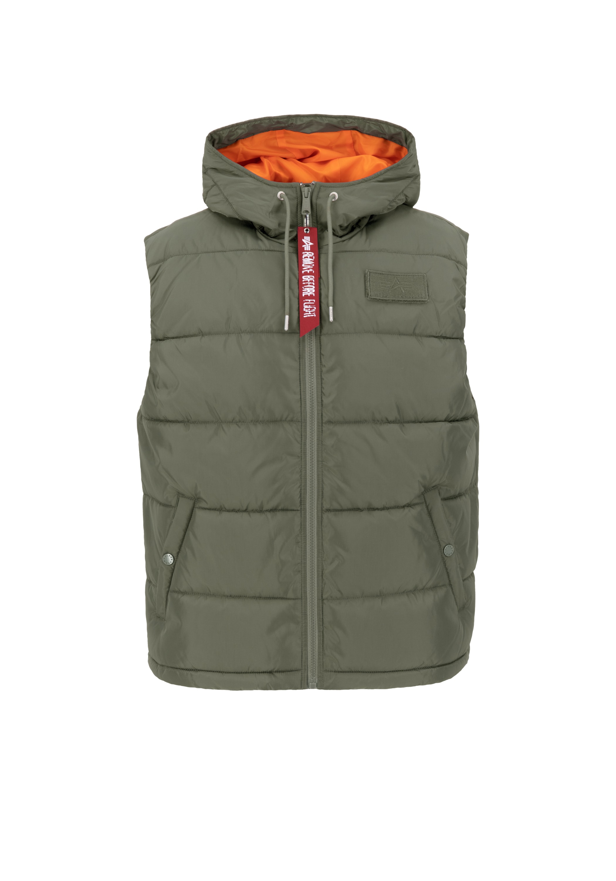 Alpha Industries Blouson »Alpha Industries Men - Vests Hooded Puffer Vest FD«