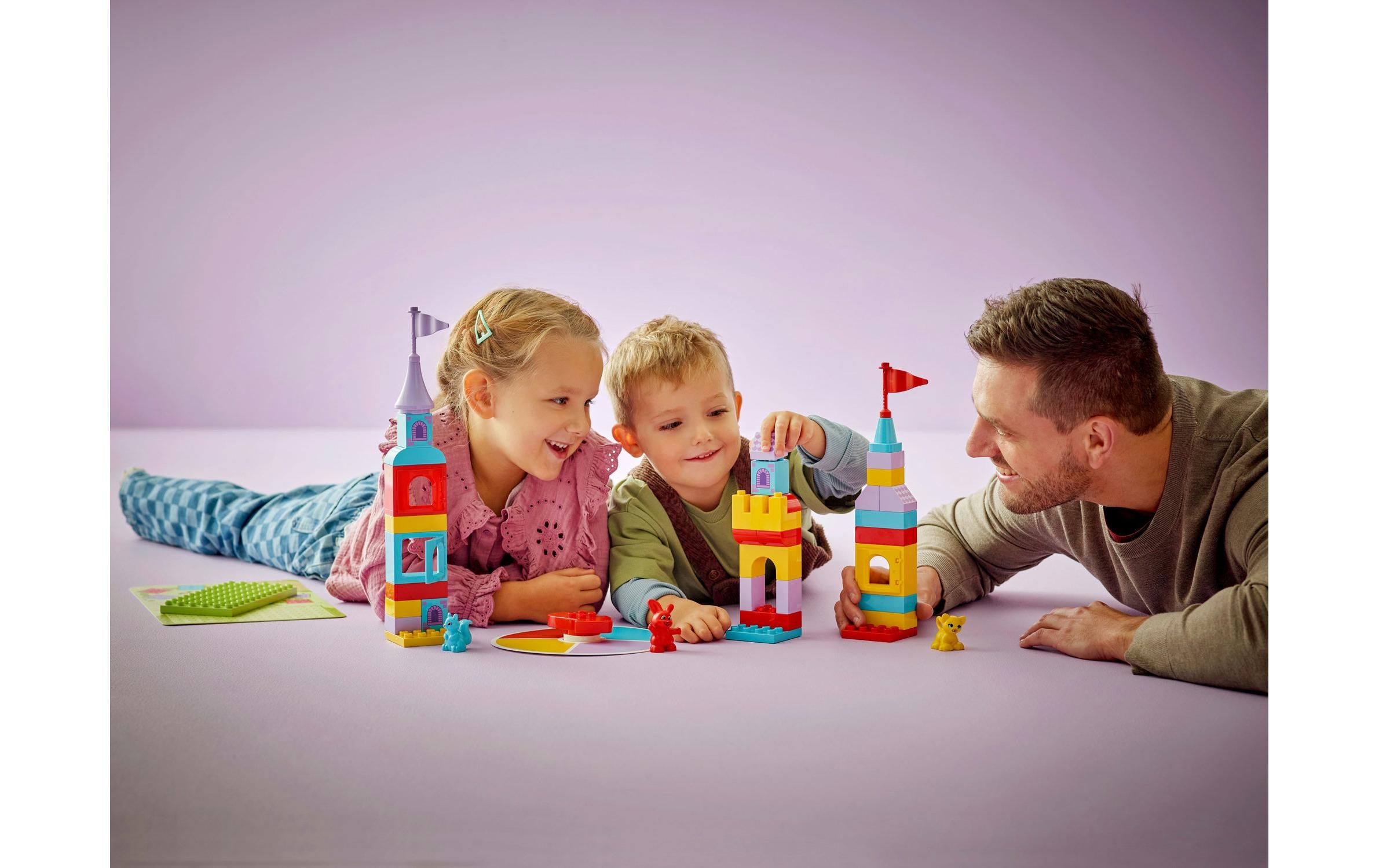 LEGO® Spielbausteine »DUPLO® Hopsys Burgspiel 10450«, (47 St.)