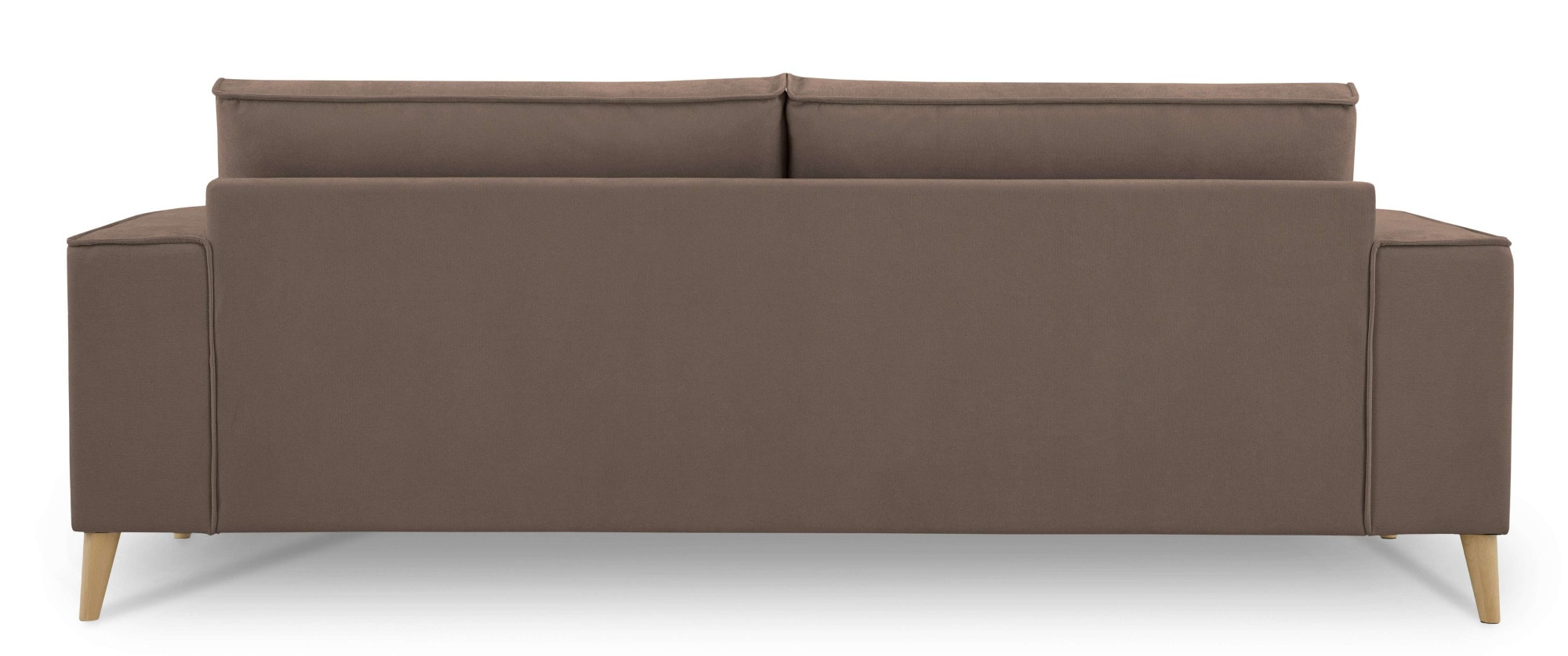 GOODproduct 3-Sitzer »Oland Skandi, weicher Chenille-Stoff« 224 cm, Wellenunterfederung, Skandi-Design, Massivholzfüsse