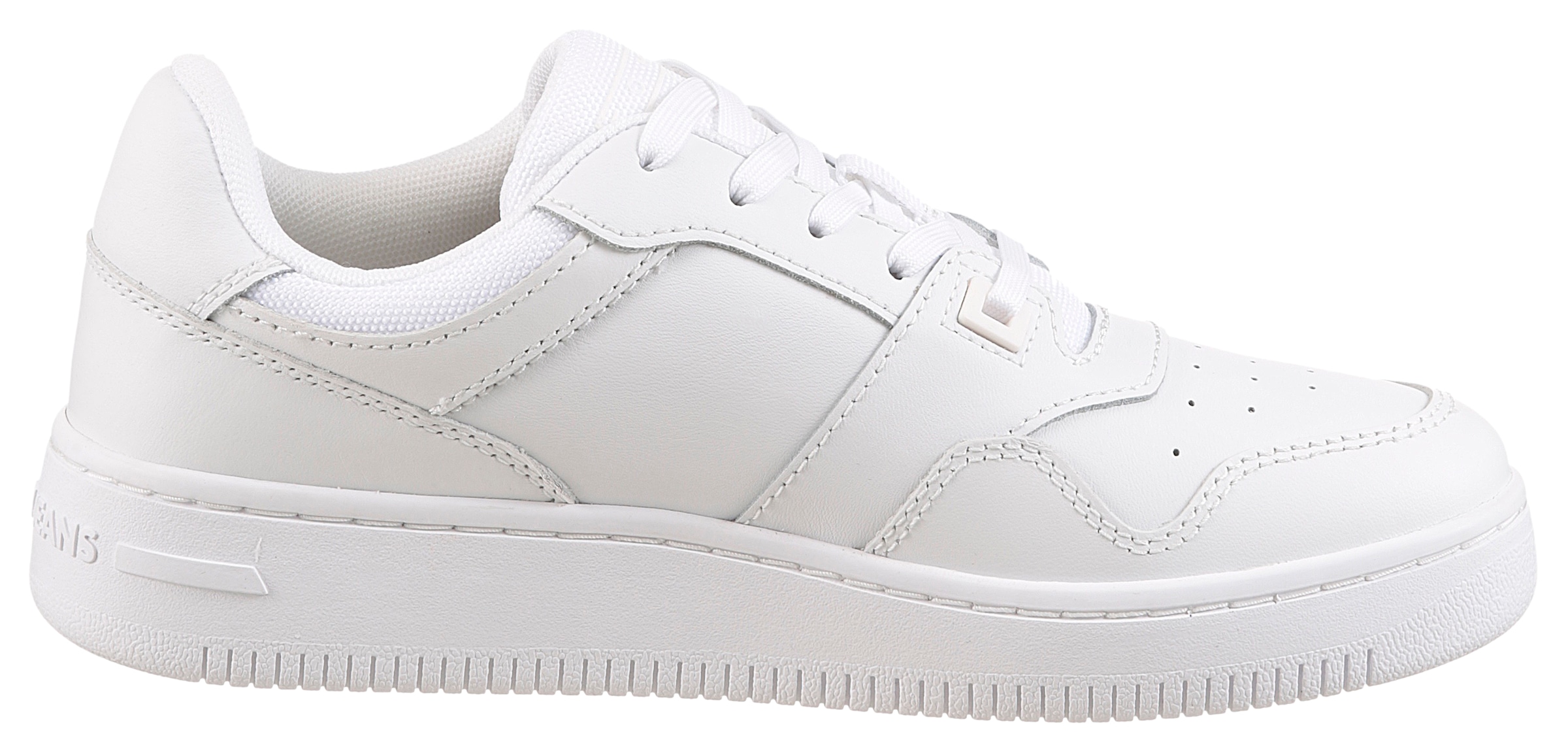 Tommy Jeans Baskets à plateforme »TJW RETRO BASKET«  , Freizeitschuh, Halbschuh, Schnürer mit seitlicher Logoflagge