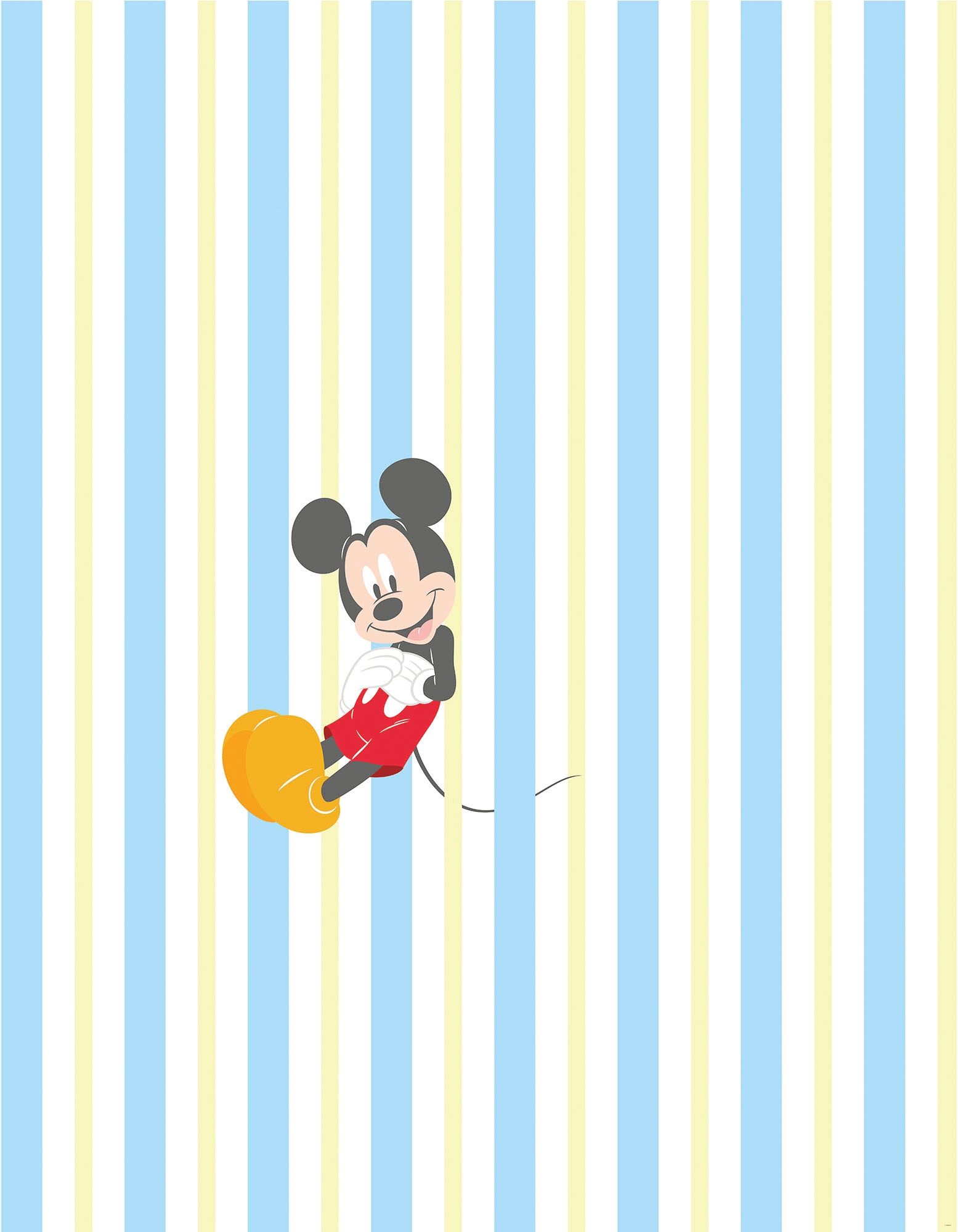 Image of Komar Vliestapete "Digitaldruck Vlies - Mickey Relax - Grösse 200 x 250 cm" bedruckt glatt Kinderzimmer