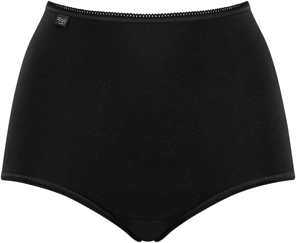 sloggi Maxislip »24/7 Cotton« höher geschnittene Passform, elastisch, Spitze, blickdicht, weich