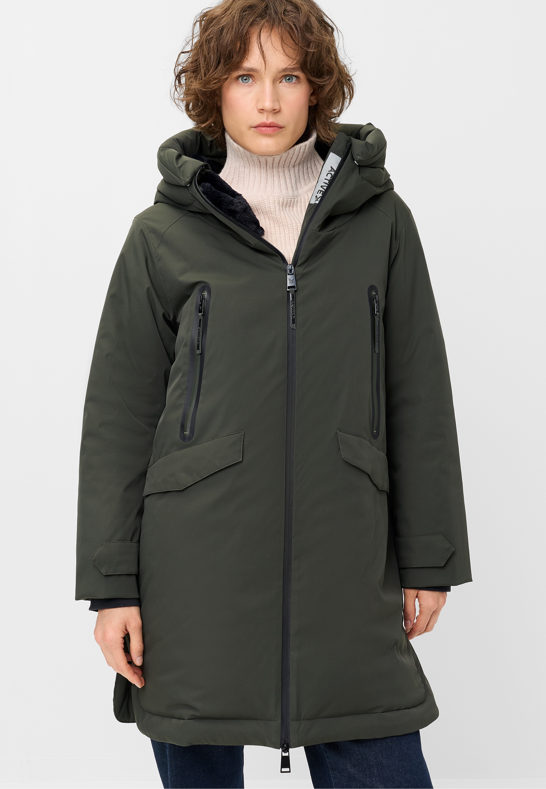 Image of Fuchs Schmitt Parka mit Kapuze mit Kapuze, Regular Fit, 2-Wege-Zipper