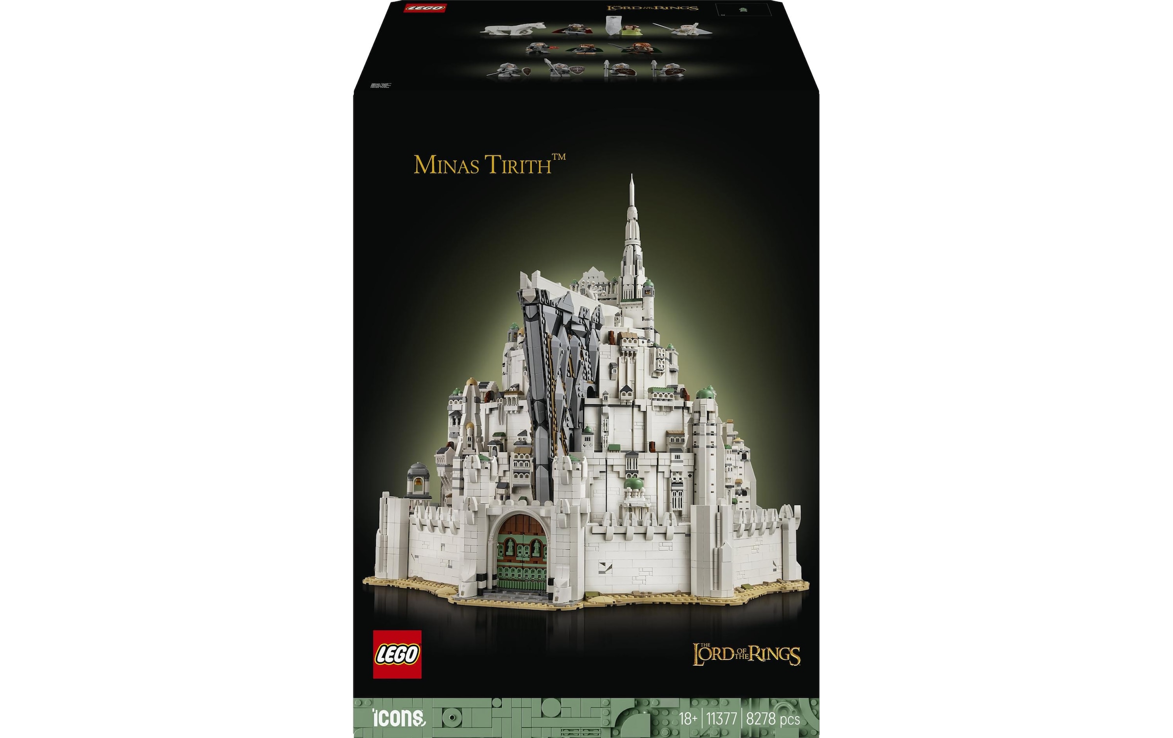 LEGO® Konstruktionsspielsteine »Icons Der Herr der Ringe: Minas Tirith 11377 Sammler-Set«