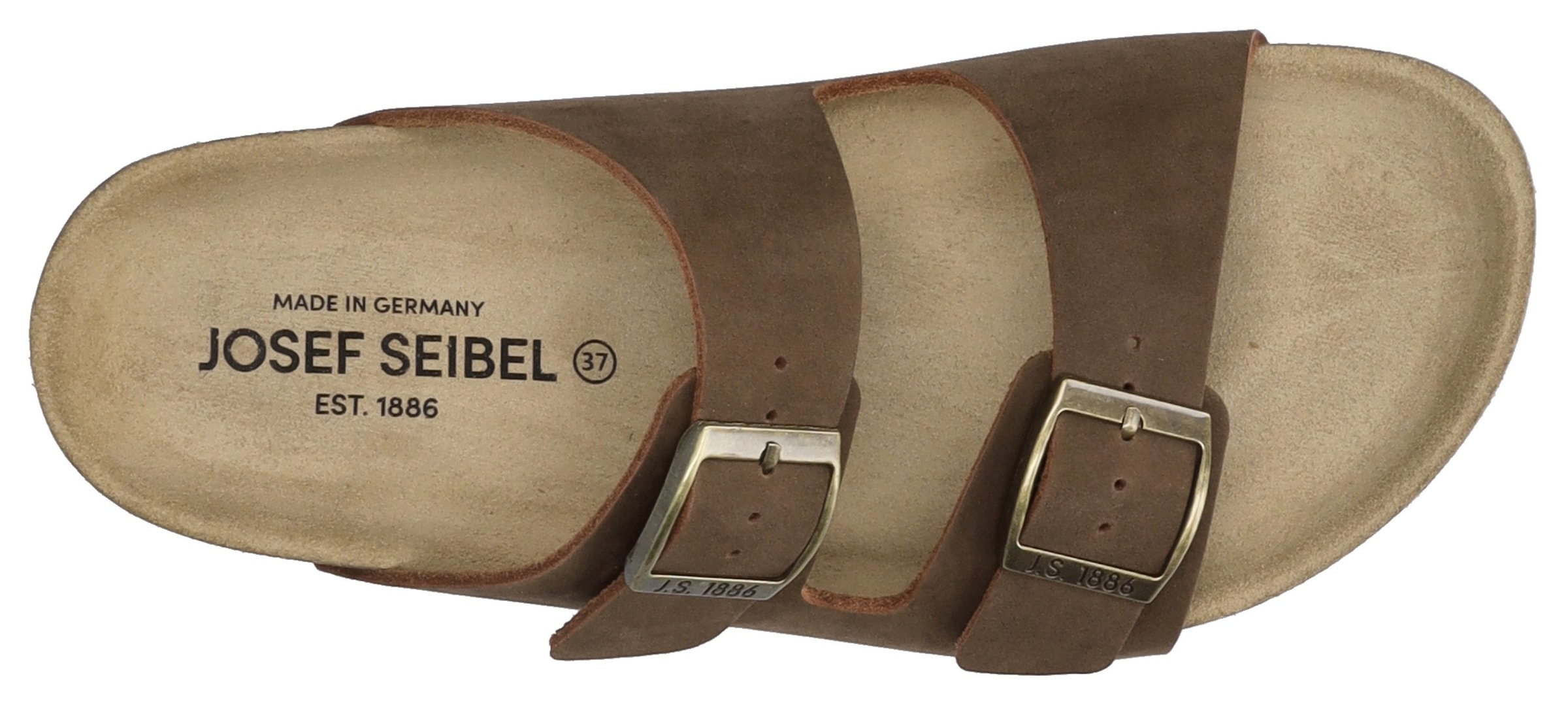 Josef Seibel Pantolette »Hermine 01«, Plateau Sandale, Sommerschuh, Hausschuh mit komfortablem Fussbett