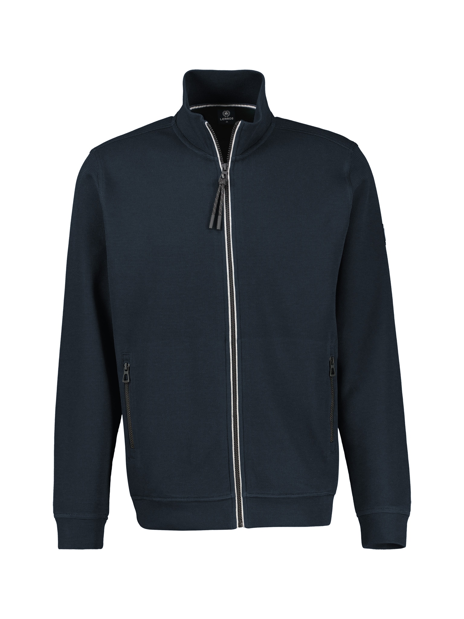 LERROS Veste sweat »SELA« avec bord-côte