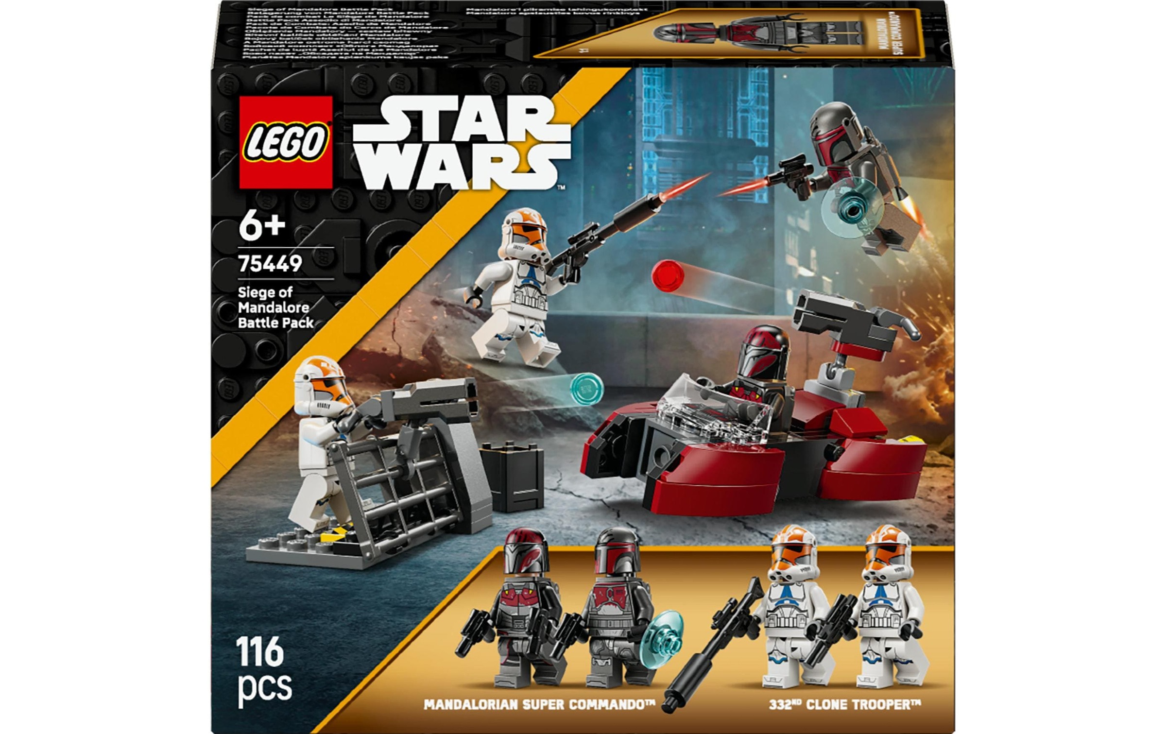 Image of Konstruktionsspielsteine "Star Wars Belagerung von Mandalore Battle Pack 75449" Kategorie: Star Wars