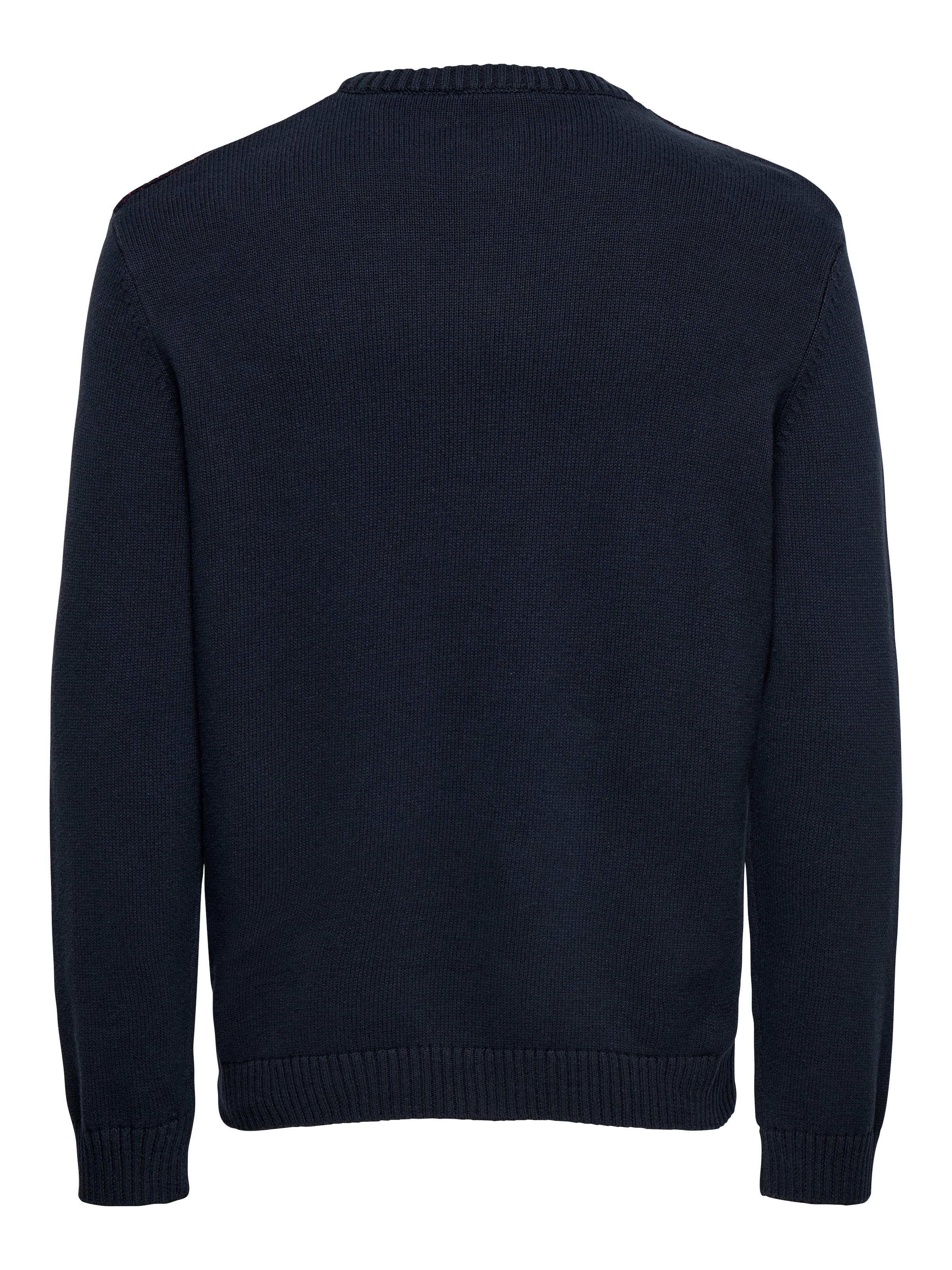 ONLY & SONS Pull à col rond »ONSX-MAX REG TEXT CREW KNIT«
