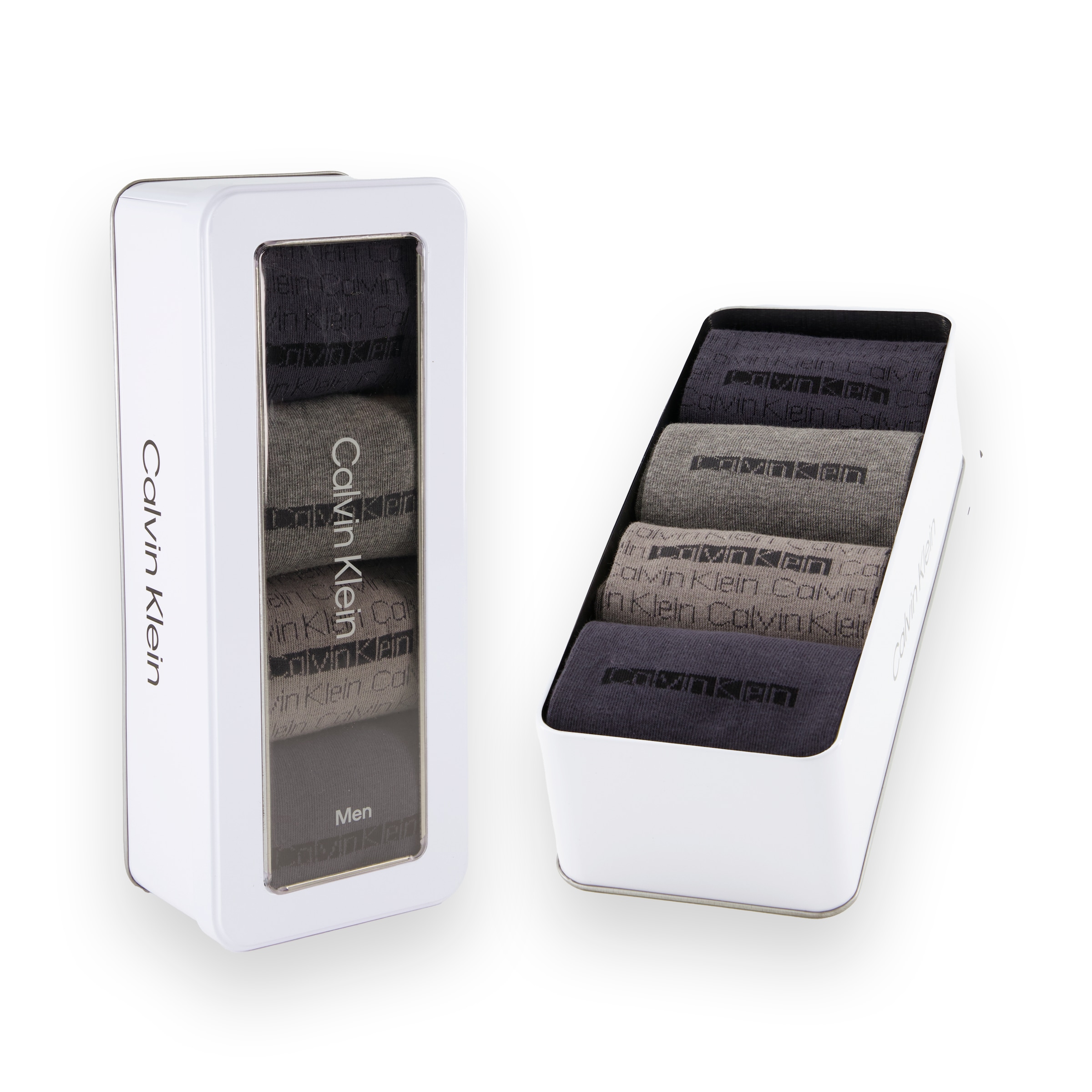 Calvin Klein Socken »CK MEN SOCK 4P GIFTBOX AOP«, (4er Pack)