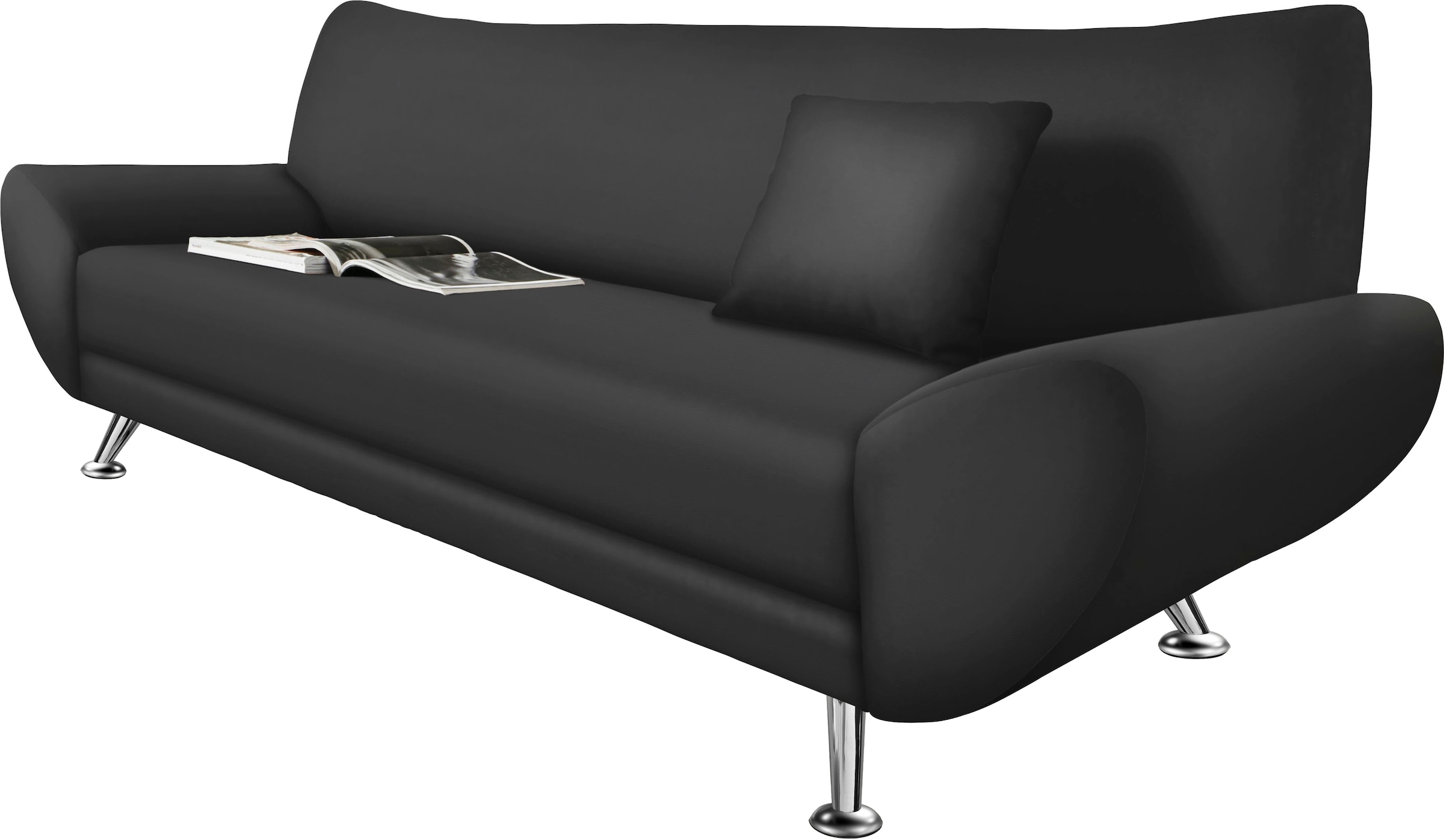 Home affaire 3-places »Saltare elegant & komfortabel, toller Designfuss, bequem, Breite 205cm«