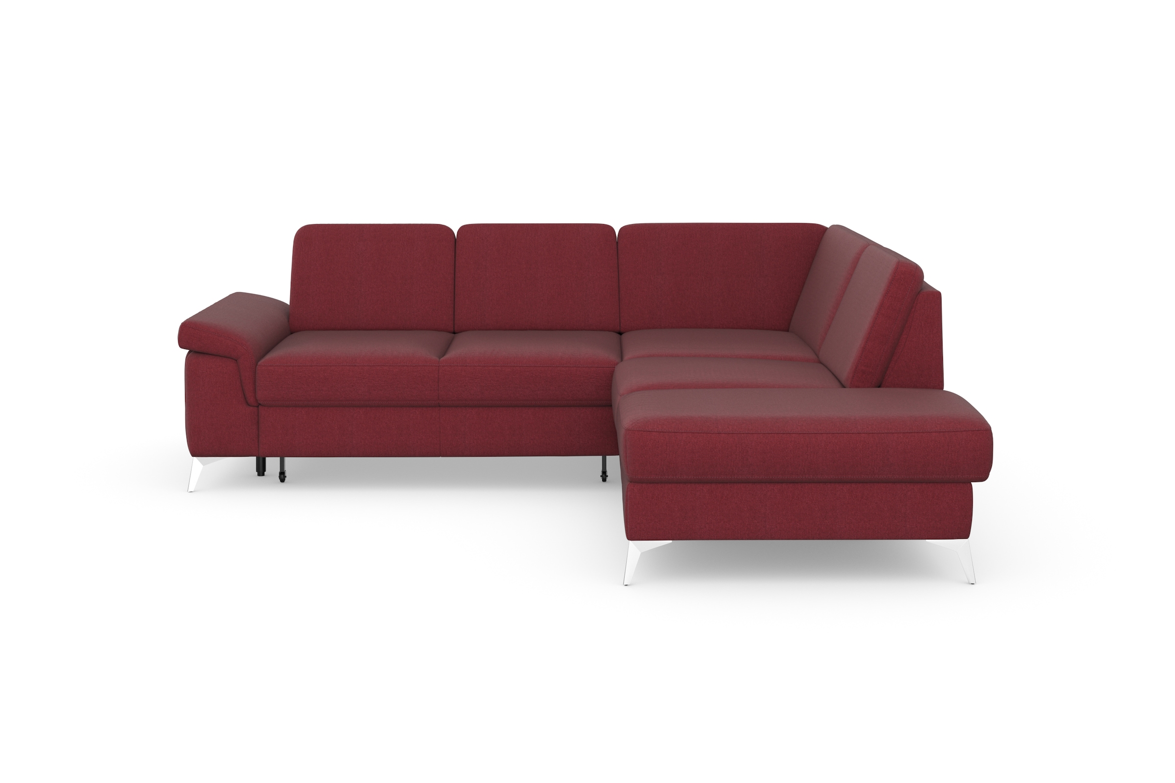 sit&more Ecksofa »Padua L-Form«, inklusive Sitztiefenverstellung, Armteilfunktion und Federkern