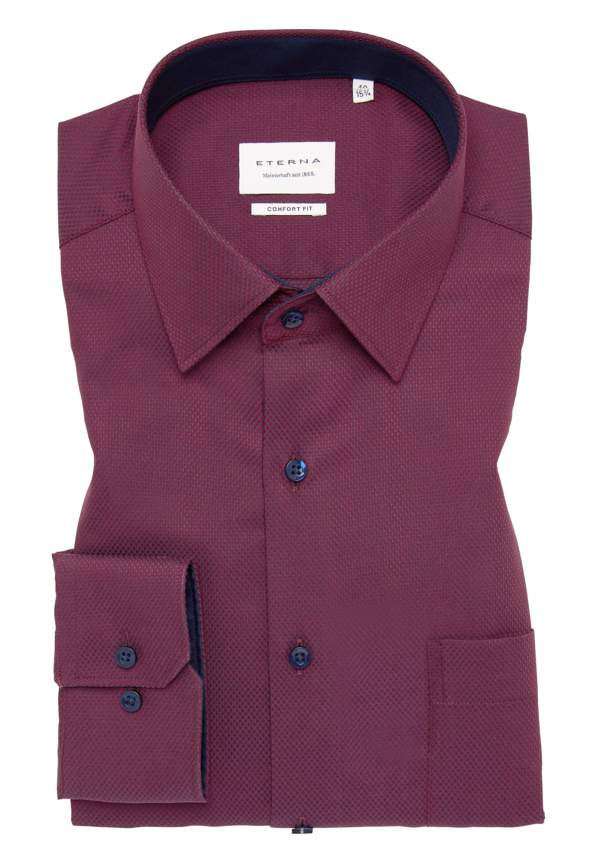 Eterna Langarmhemd »SLIM FIT«, NON IRON (bügelfrei)