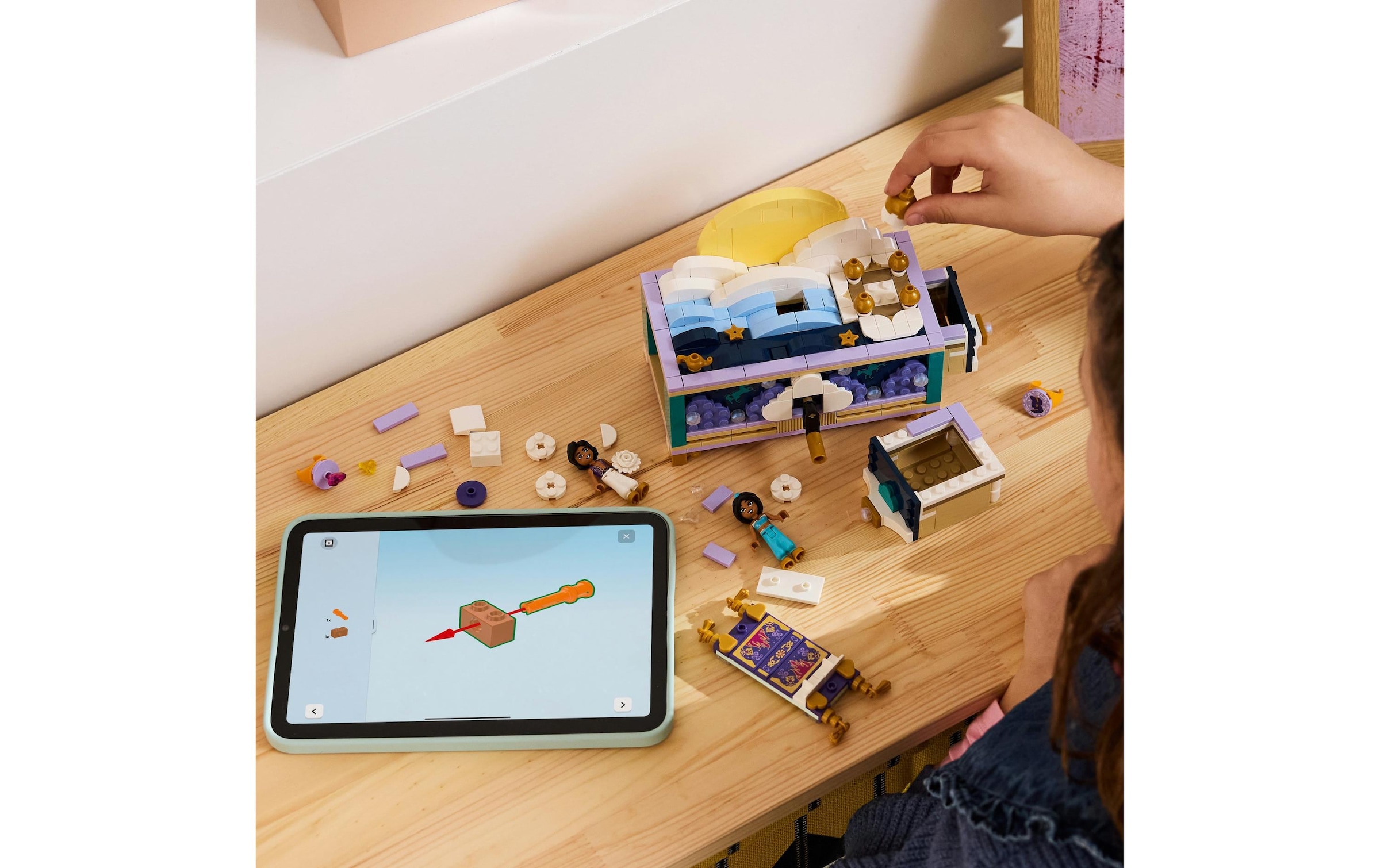 LEGO® Konstruktionsspielsteine »Jasmins Schmuckkästchen (43295), LEGO Disney Princess«