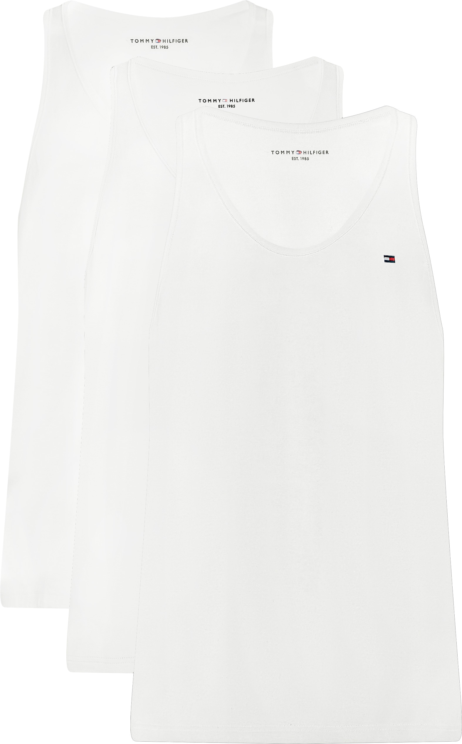 Image of Tommy Hilfiger Underwear Tanktop "3P TANK TOP" Packung, 3er, 3 mit Logo-Stickerei