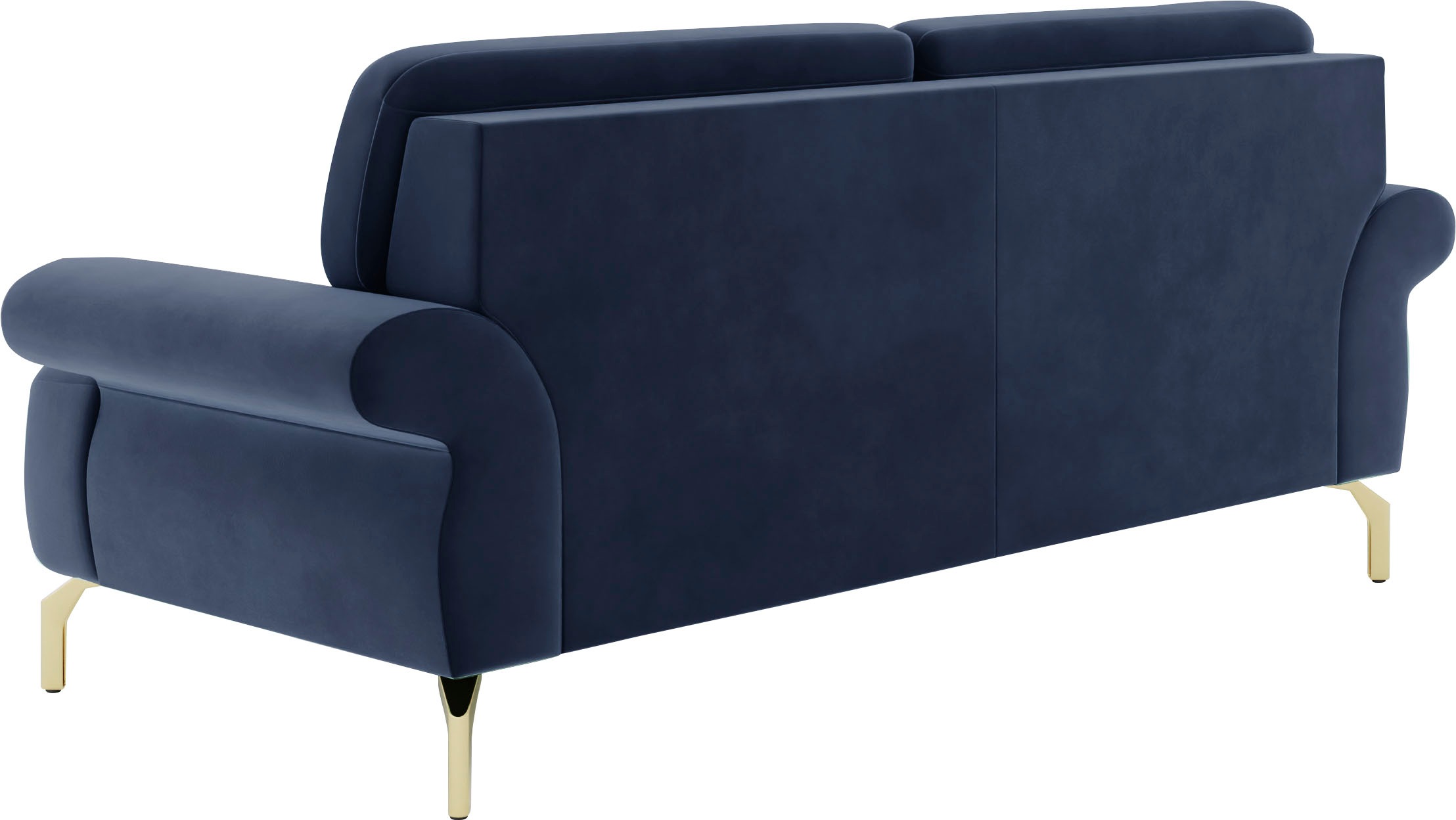 sit&more 2,5-Sitzer »Orient 1«, inkl. 2 Zierkissen mit Strass-Stein, goldfarbene Metallfüsse