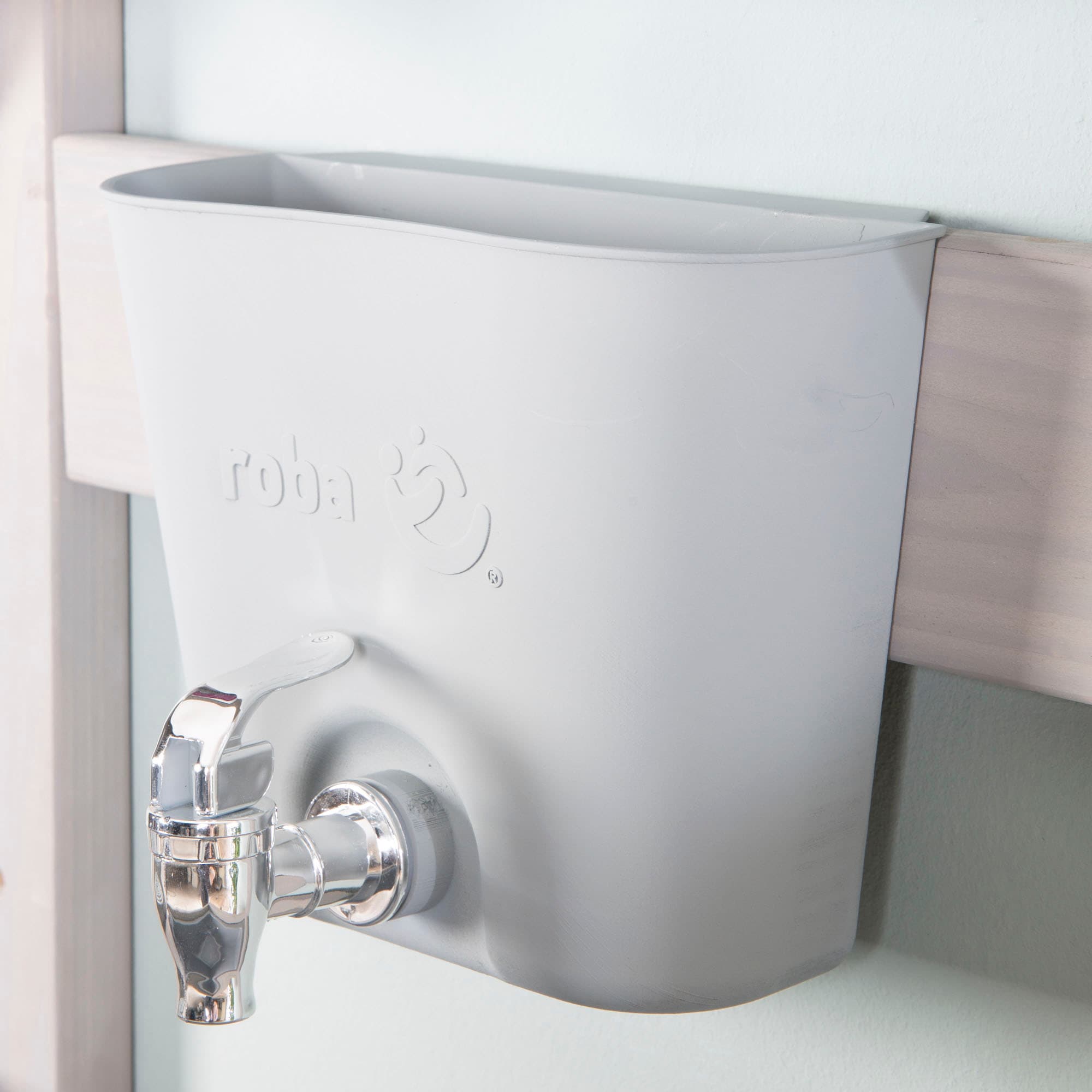 roba® Outdoor-Spielküche »Matschküche zum Hängen, grau lasiert, aus Holz« FSC® - schützt Wald