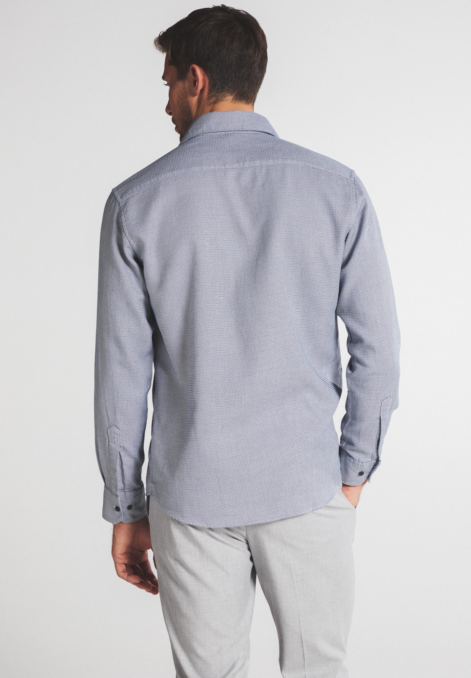 Eterna Langarmhemd »REGULAR FIT«, EASY IRON (bügelleicht)