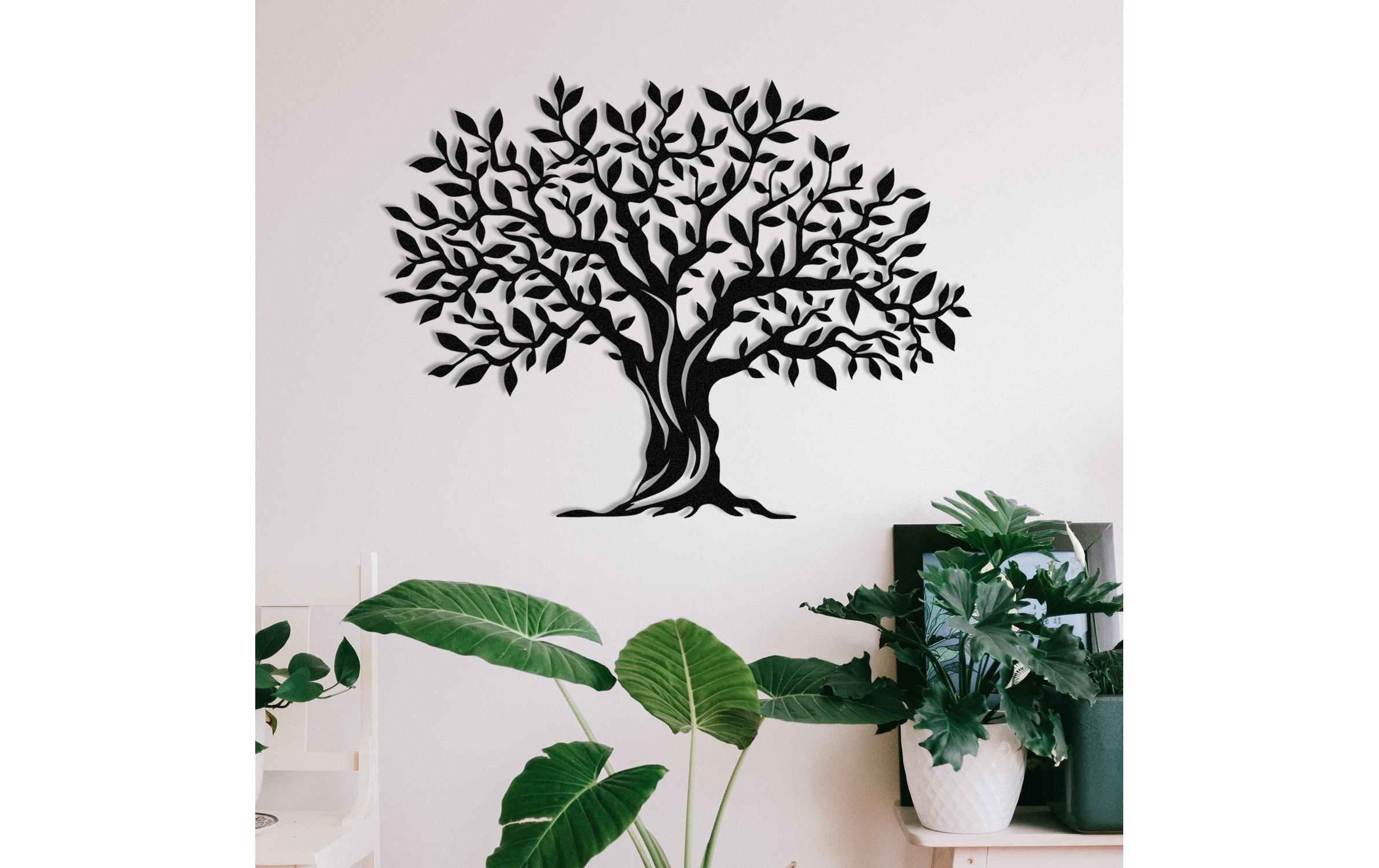 Wanddekoobjekt »Wallxpert Tree 69 x 52 cm Metall«
