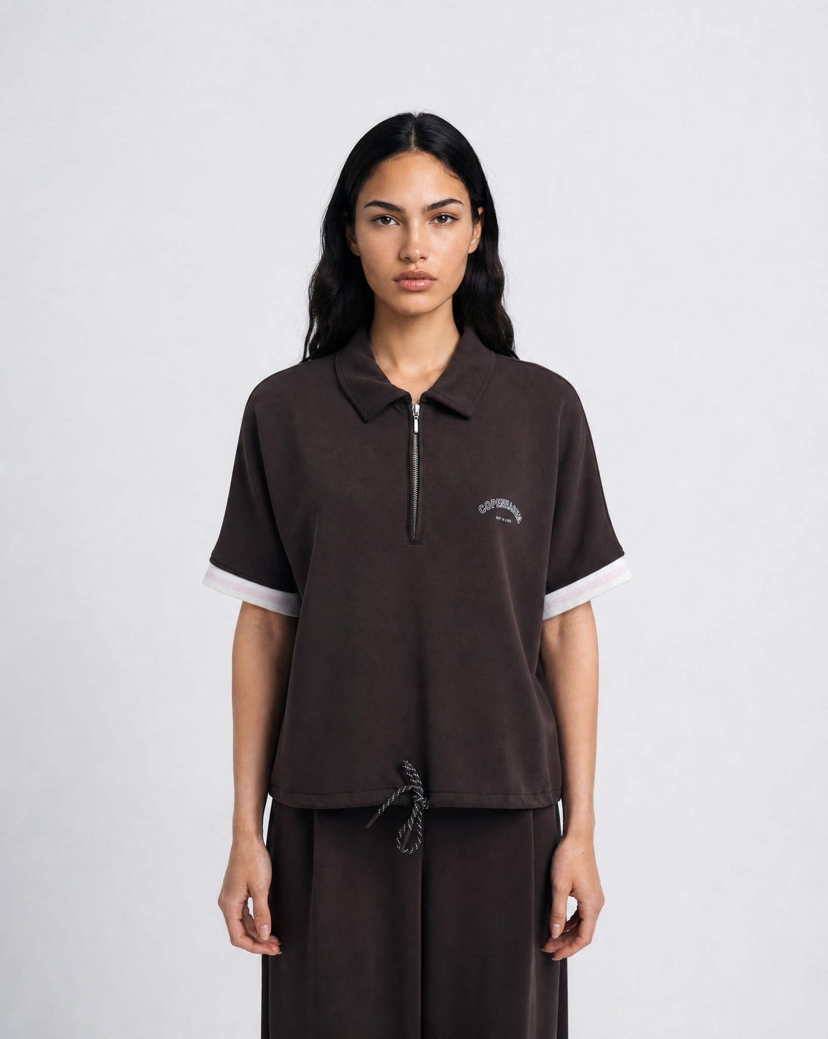 Image of Smith & Soul Poloshirt in Sweatqualität, Tunnelzug