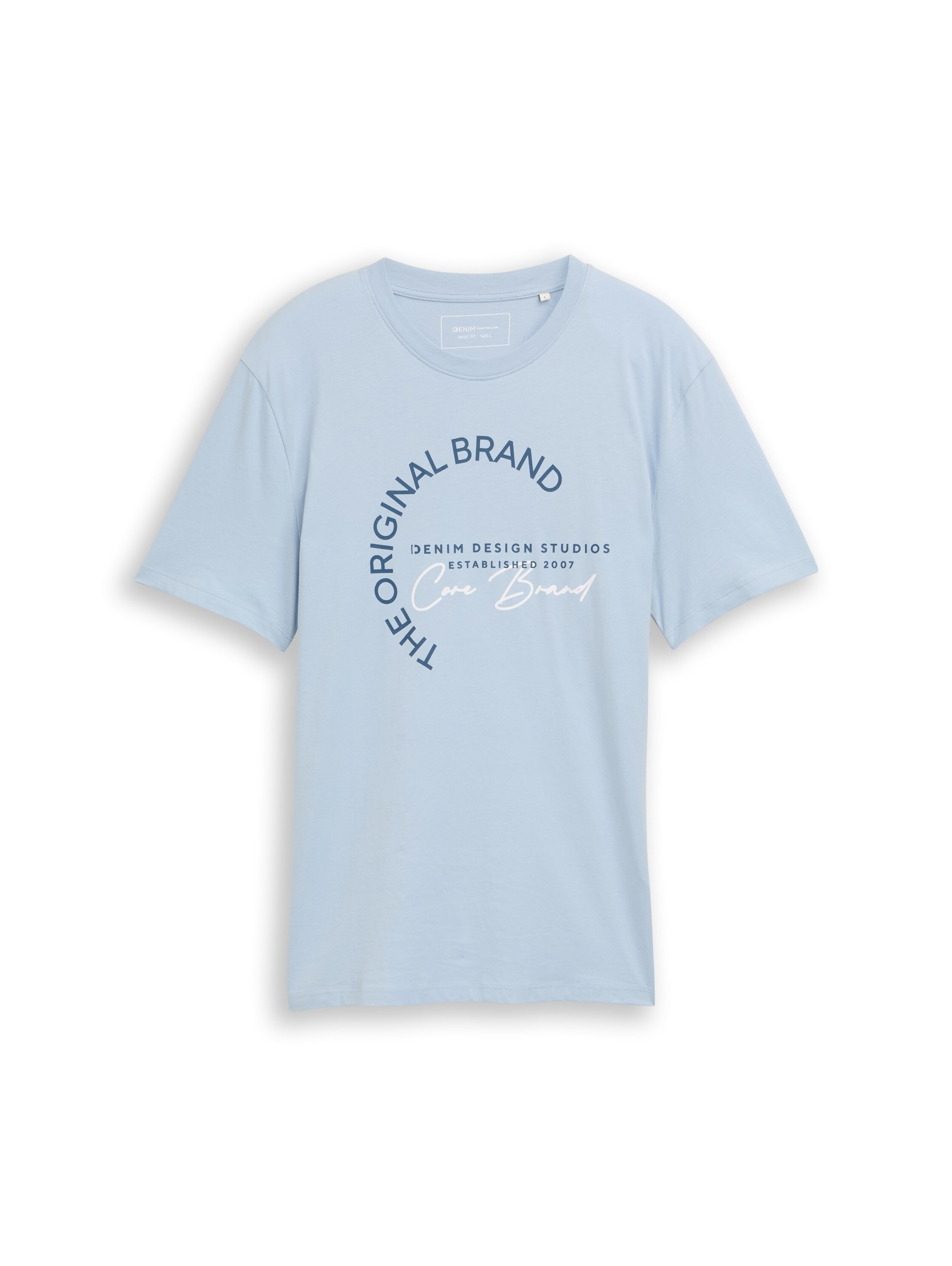TOM TAILOR Denim T-shirt à manches courtes avec impression logo