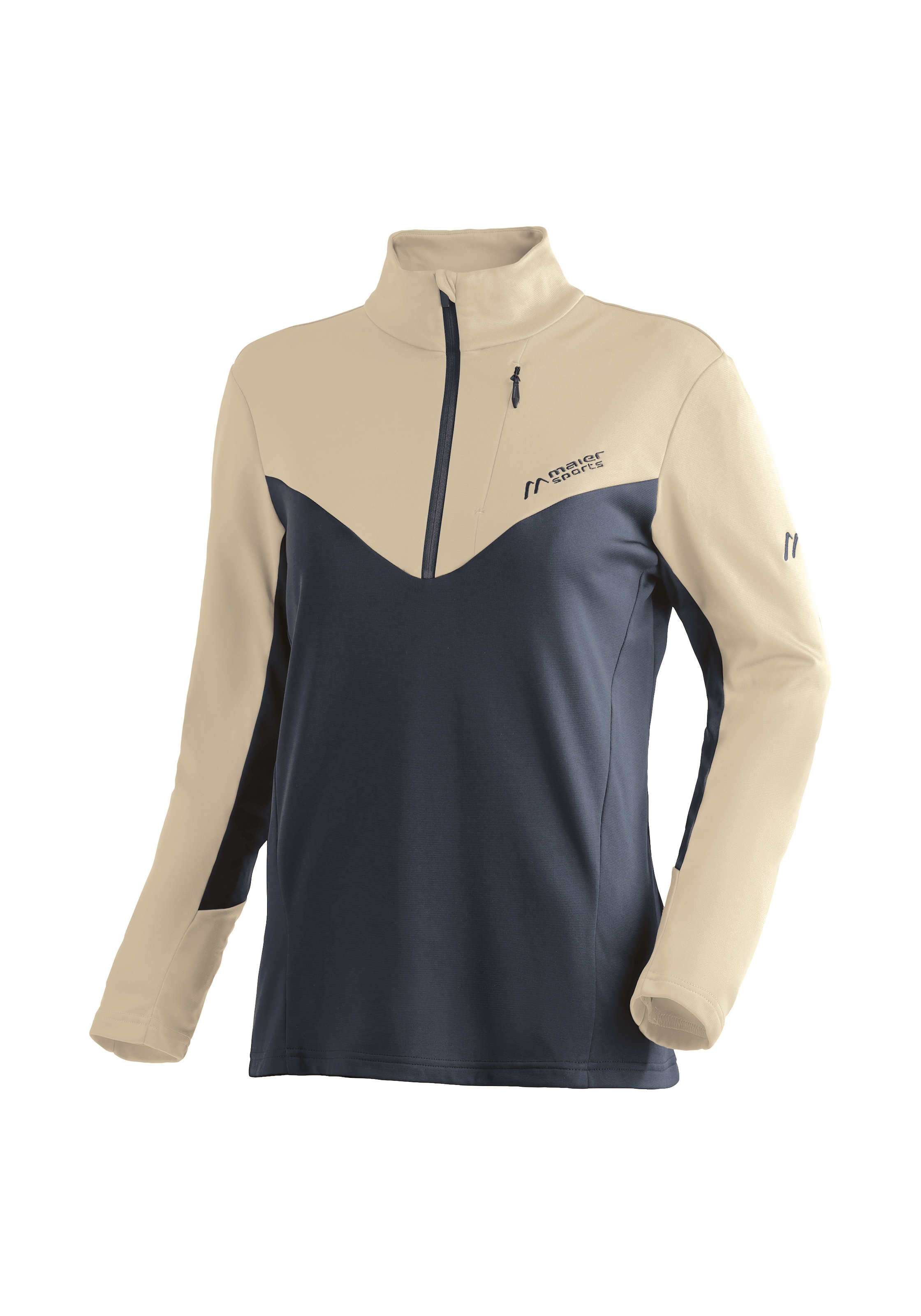 Maier Sports Rollkragenpullover »Evii« Damen Midlayer, warmes und schnelltrocknendes Fleece