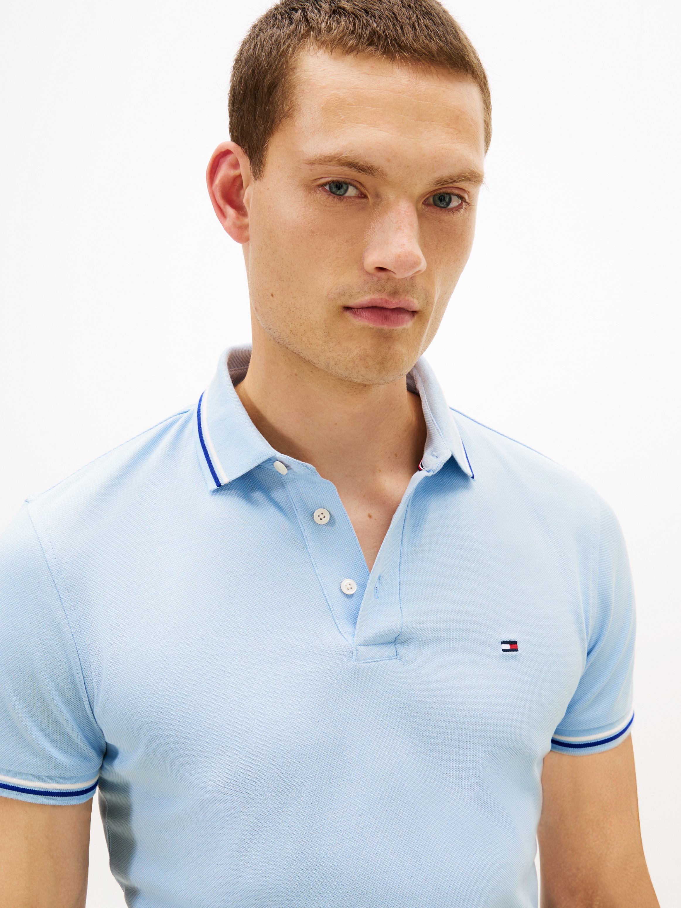 Tommy Hilfiger Polo »TOMMY TIPPED SLIM POLO«