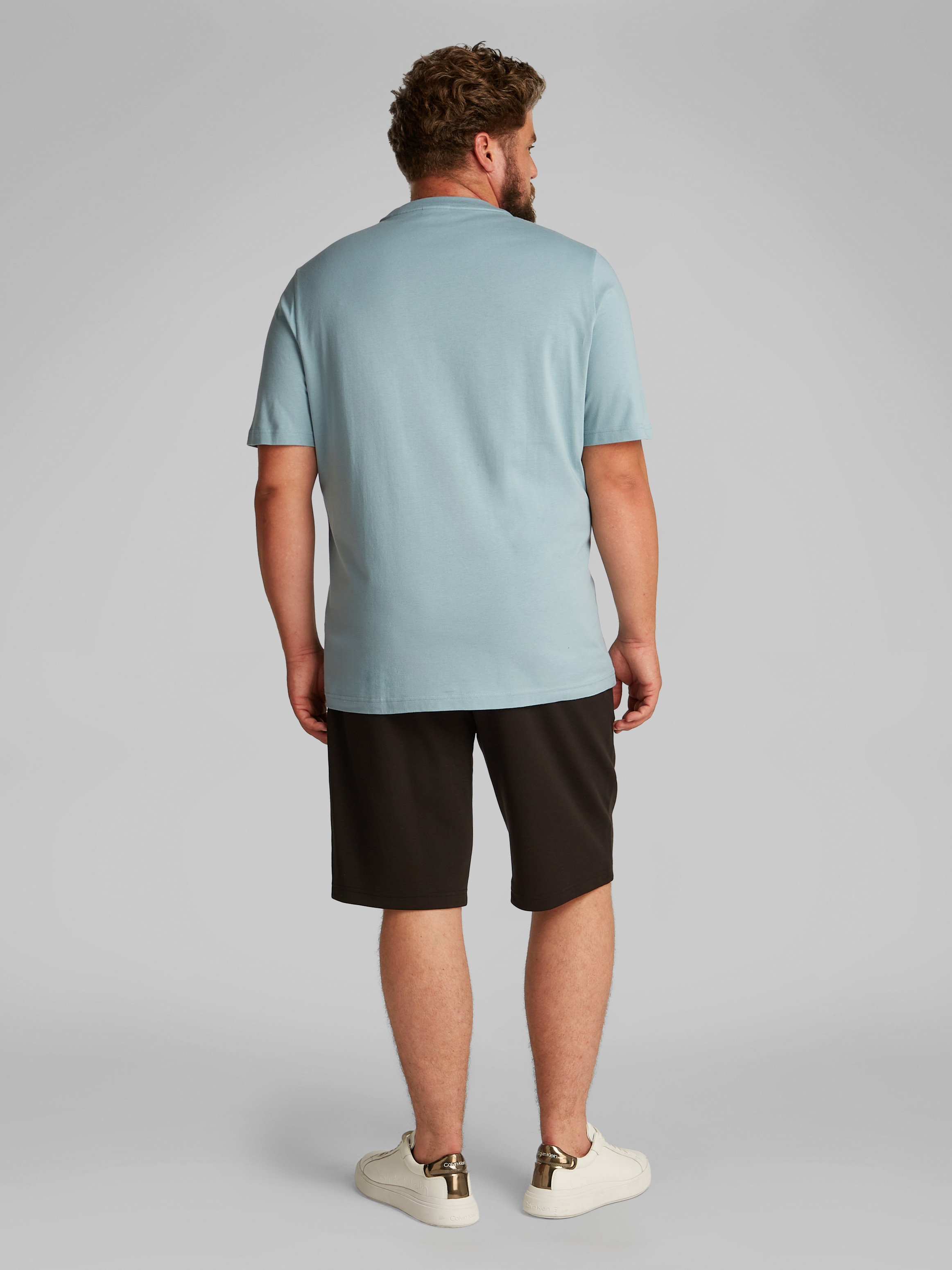 Calvin Klein Big&Tall Rundhalsshirt »BT_NY CHEST BOX LOGO T-SHIRT«, in Grossen Grössen mit Logoprint
