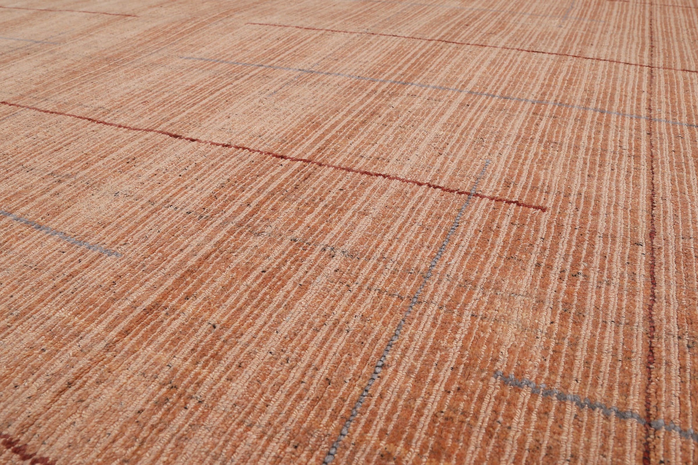 Wecon home Tapis »Milly« Rectangulaire 11 mm Höhe Kurzflorteppich, handgewebt, Naturfaser, Linienmuster, Wohnzimmer